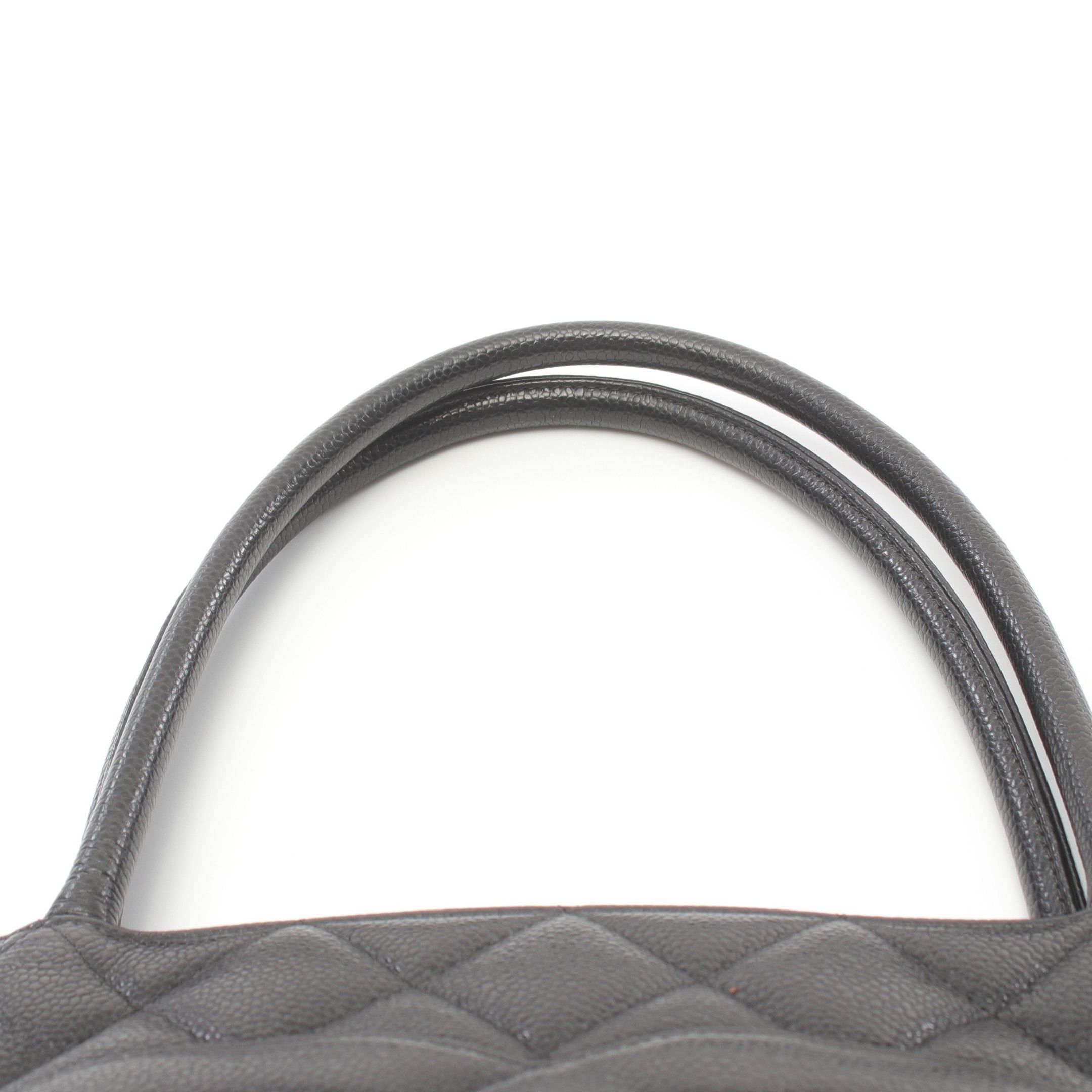 Chanel Chanel Reissue Tote Handbag Bag Caviar Skin Black Silver Hardware Size ONE SIZE - 7 Thumbnail