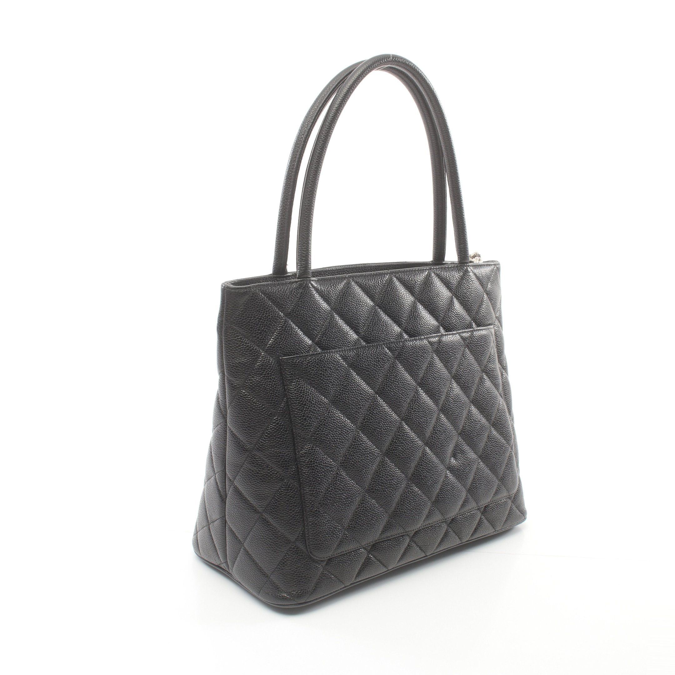 Chanel Chanel Reissue Tote Handbag Bag Caviar Skin Black Silver Hardware Size ONE SIZE - 2 Thumbnail