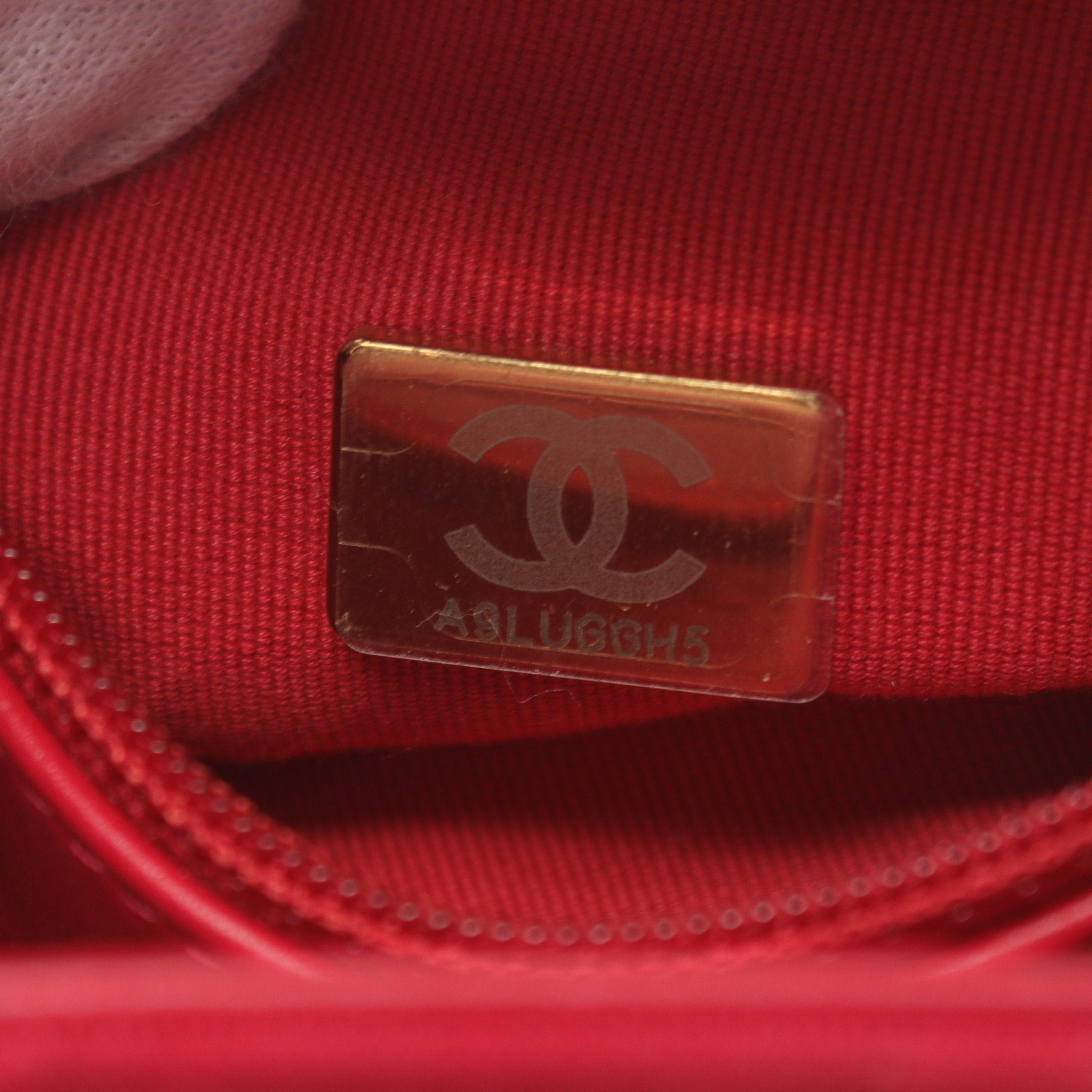 Chanel Chanel Matelasse Handbag Canvas Red Gold Hardware Size ONE SIZE - 5 Thumbnail