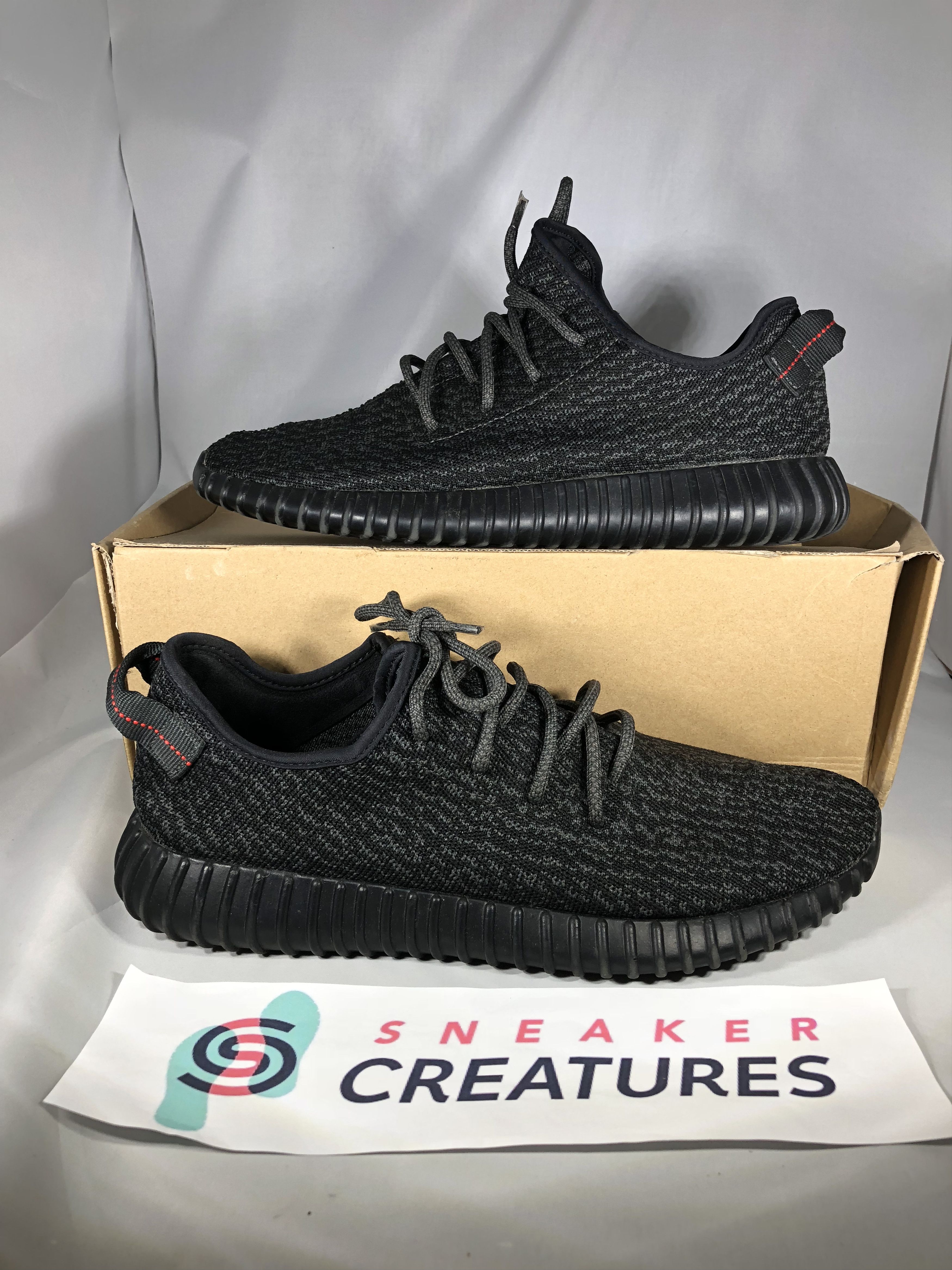 Adidas Adidas Yeezy Boost 350 Pirate Black 2015 Size 12 aq2659 Original Box Grailed