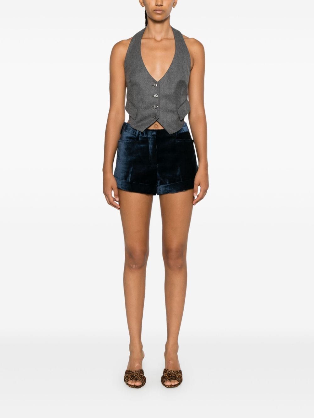 Tom Ford VELVET SHORTS Size 27" / US 4 / IT 40 - 4 Thumbnail