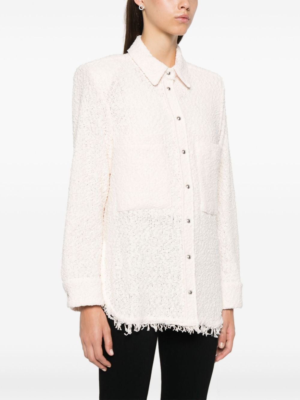 Iro SOLARIA TWEED SHIRT Size XS / US 0-2 / IT 36-38 - 2 Thumbnail