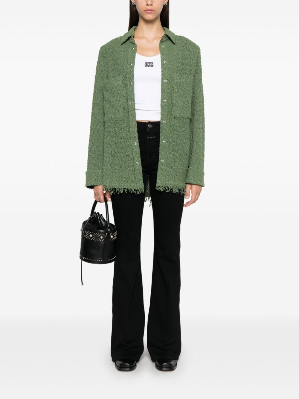 Iro SOLARIA TWEED SHIRT Size S / US 4 / IT 40 - 3 Thumbnail