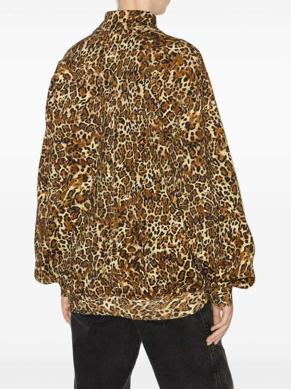 Isabel Marant WILDA LEOPARD PRINT SWEATSHIRT Size S / US 4 / IT 40 - 6 Thumbnail