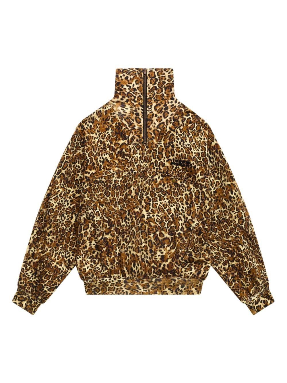 Isabel Marant WILDA LEOPARD PRINT SWEATSHIRT Size S / US 4 / IT 40 - 3 Thumbnail