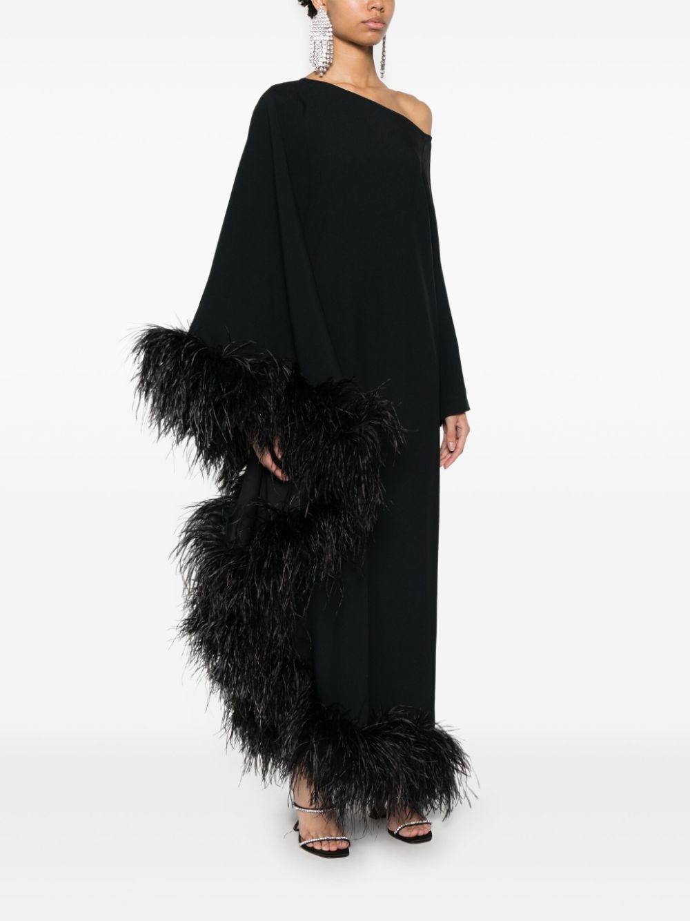 Other FEATHERED LONG DRESS Size S / US 4 / IT 40 - 2 Thumbnail