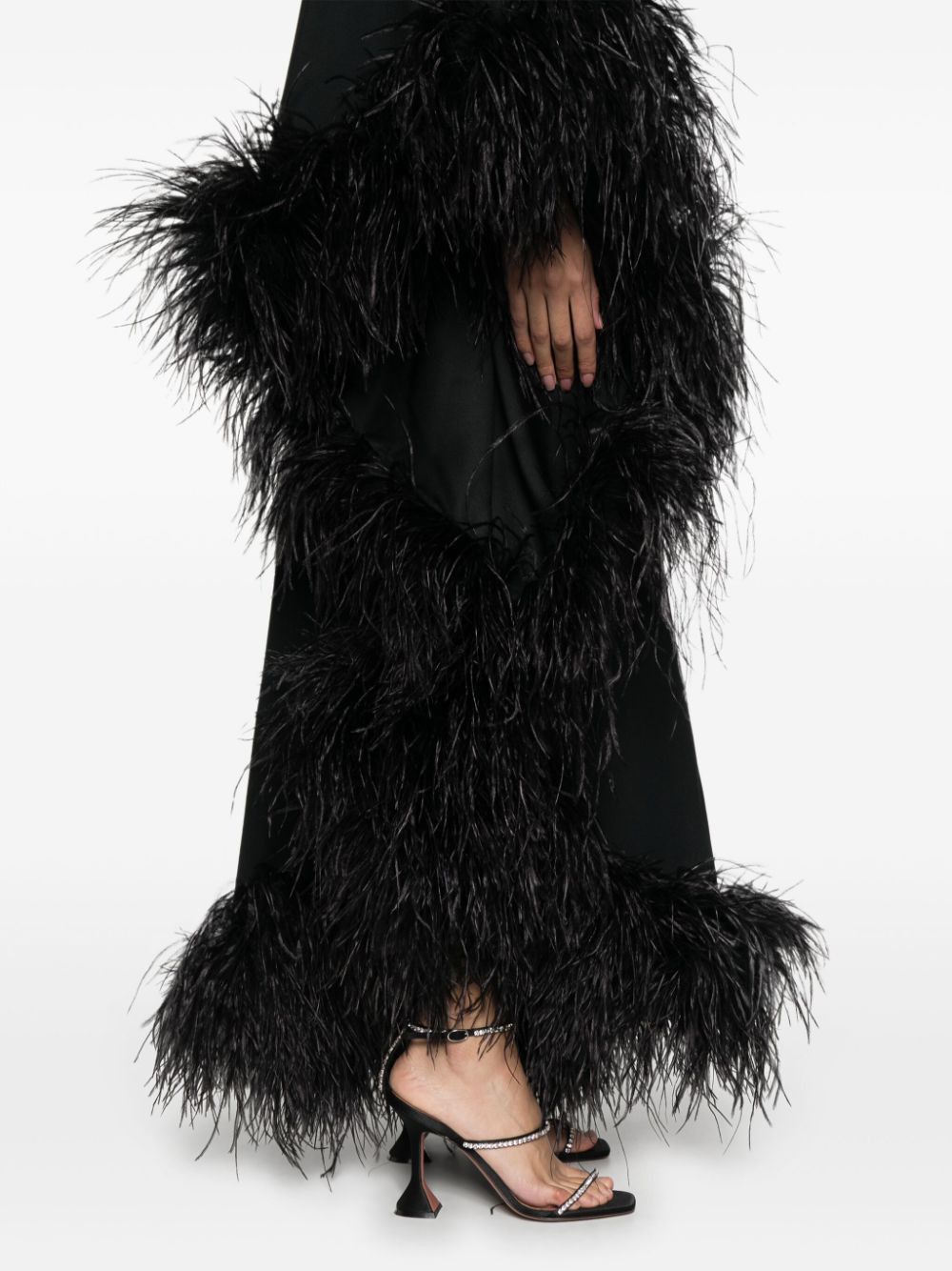 Other FEATHERED LONG DRESS Size S / US 4 / IT 40 - 3 Thumbnail