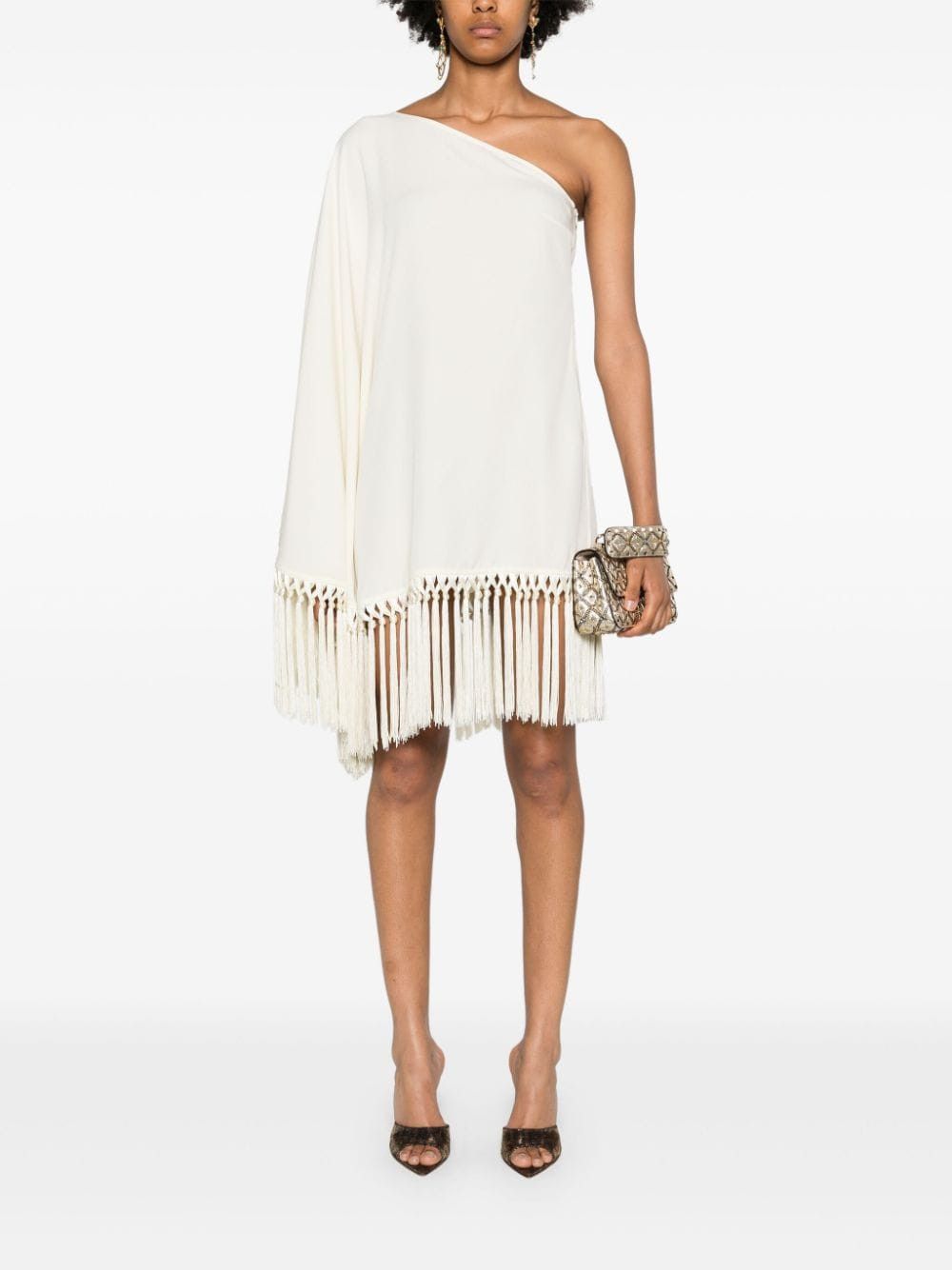 Other PICCOLO ARNO FRINGED SHORT DRESS Size S / US 4 / IT 40 - 2 Thumbnail