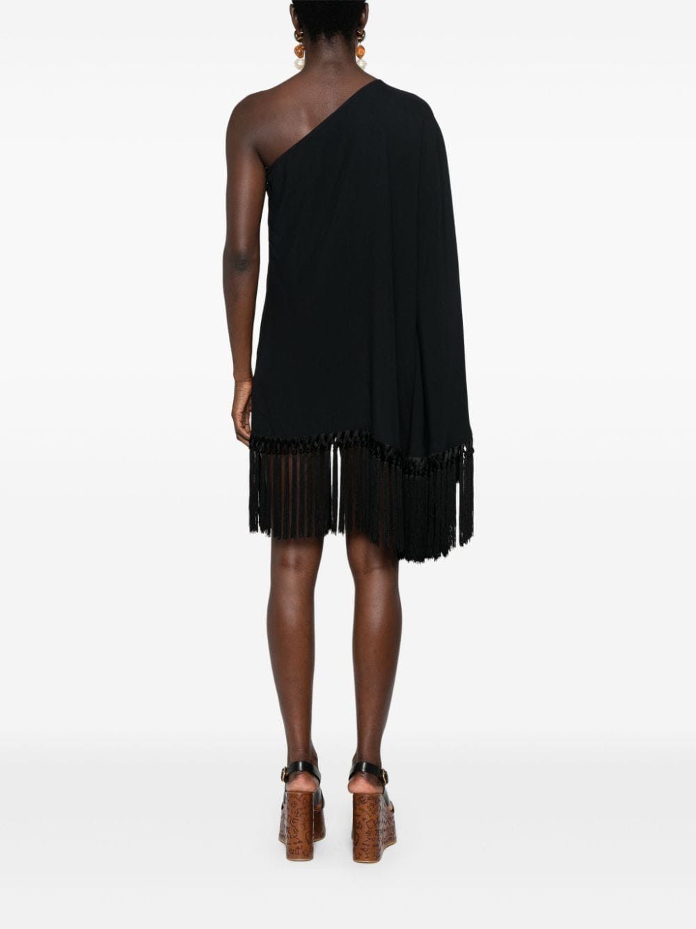 Other PICCOLO ARNO FRINGED SHORT DRESS Size S / US 4 / IT 40 - 2 Thumbnail