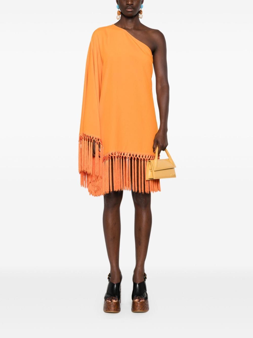Other PICCOLO ARNO FRINGED SHORT DRESS Size S / US 4 / IT 40 - 4 Thumbnail