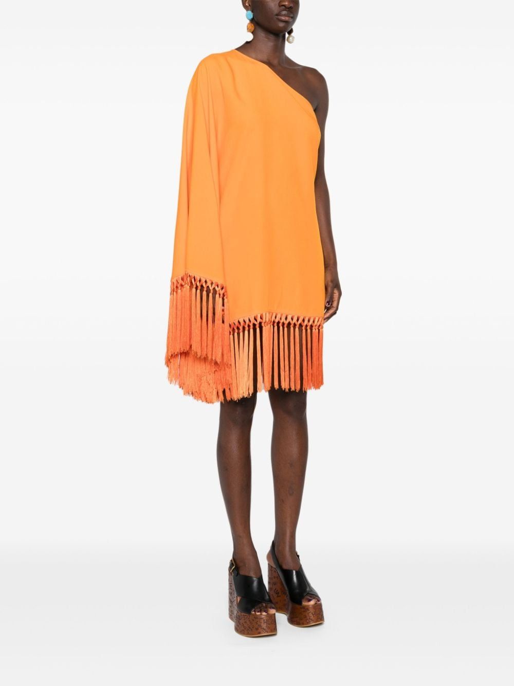 Other PICCOLO ARNO FRINGED SHORT DRESS Size S / US 4 / IT 40 - 5 Thumbnail