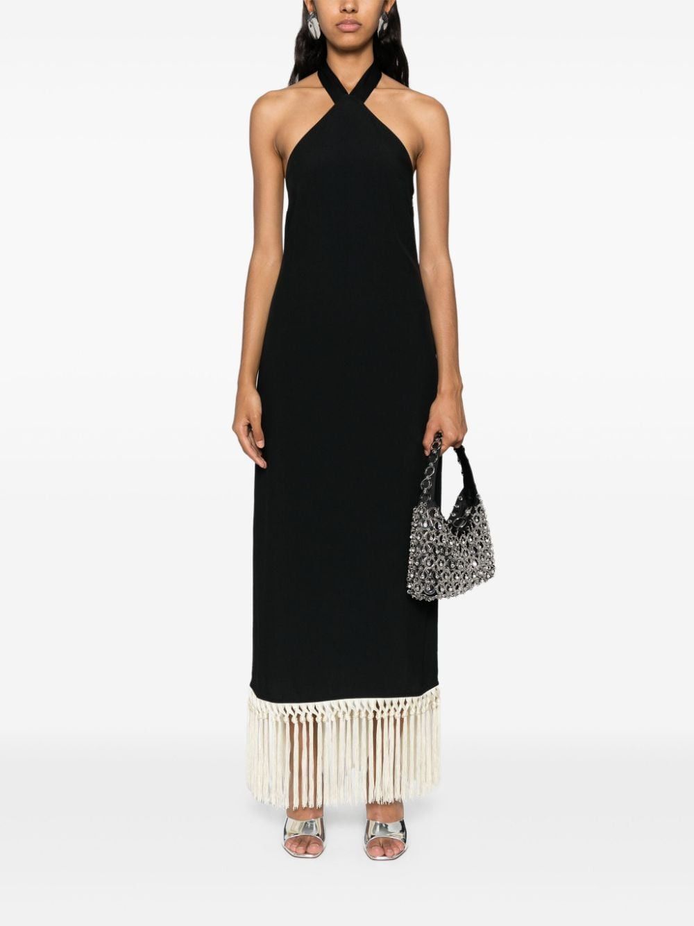 Other NINA FRINGED LONG DRESS Size S / US 4 / IT 40 - 2 Thumbnail