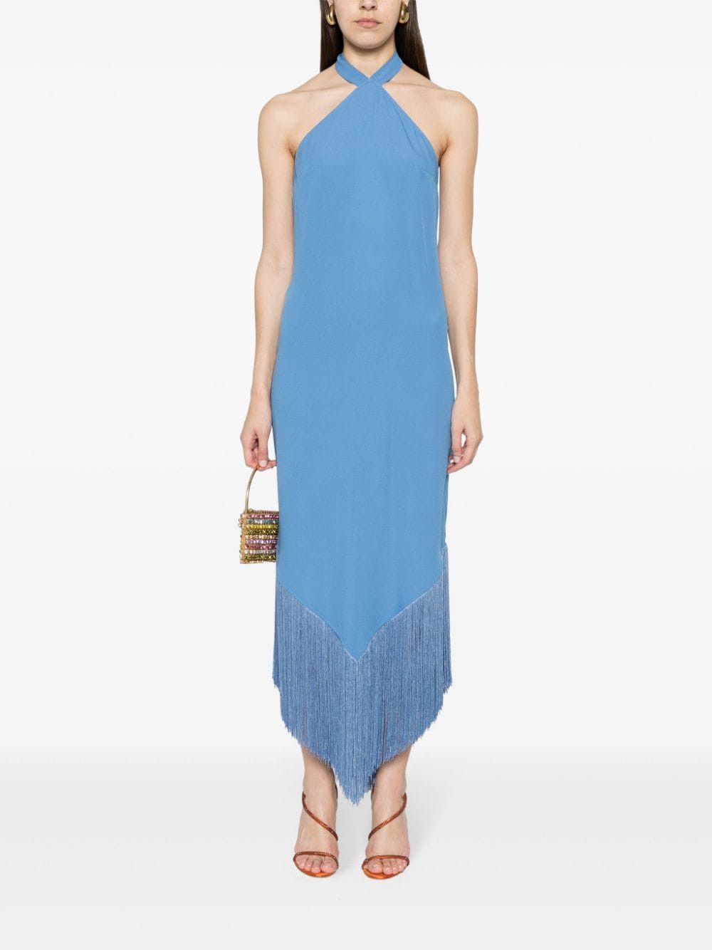 Other NINA FRINGED LONG DRESS Size S / US 4 / IT 40 - 2 Thumbnail