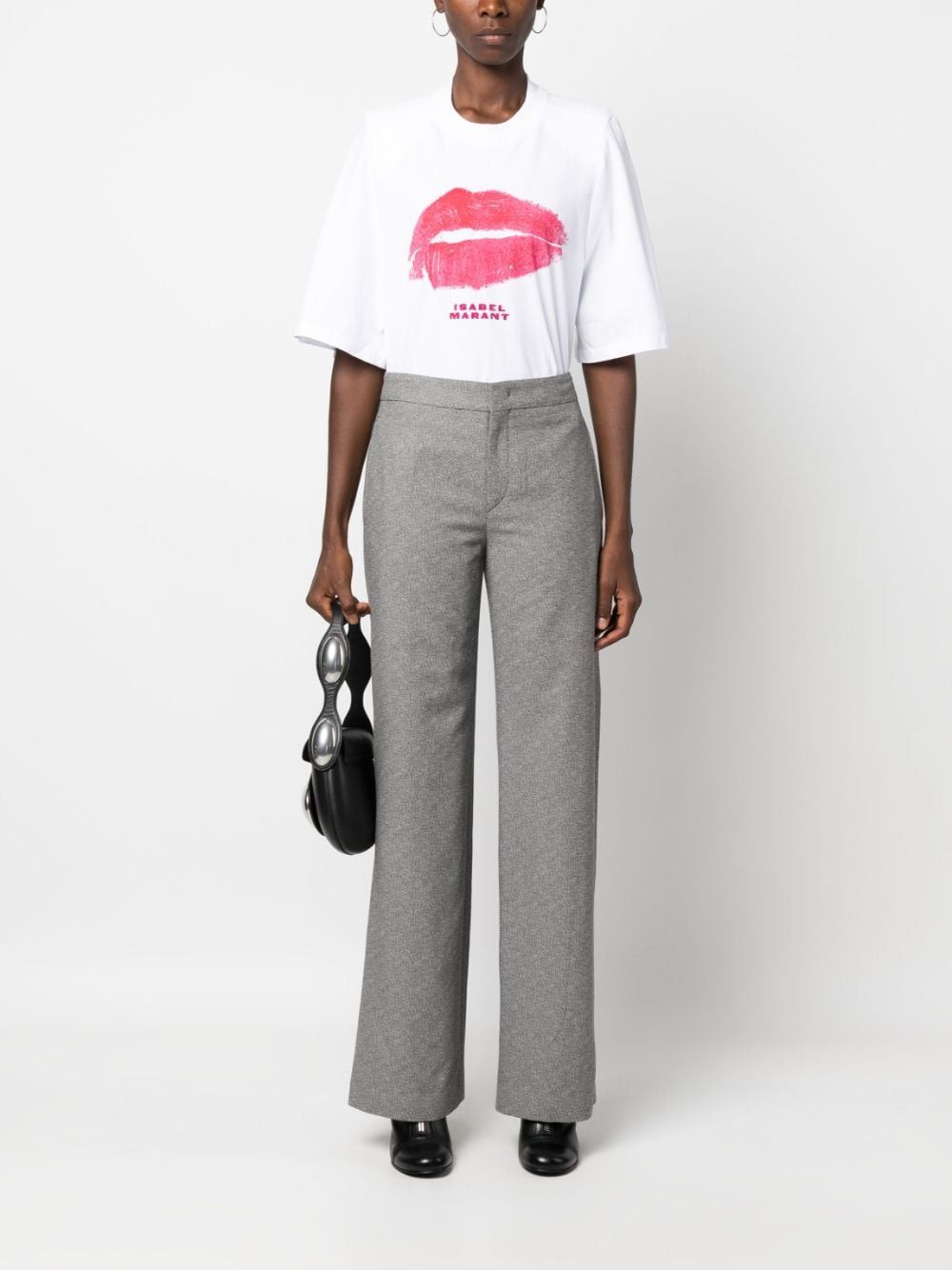 Isabel Marant BEN PRINTED COTTON T-SHIRT Size S / US 4 / IT 40 - 3 Thumbnail
