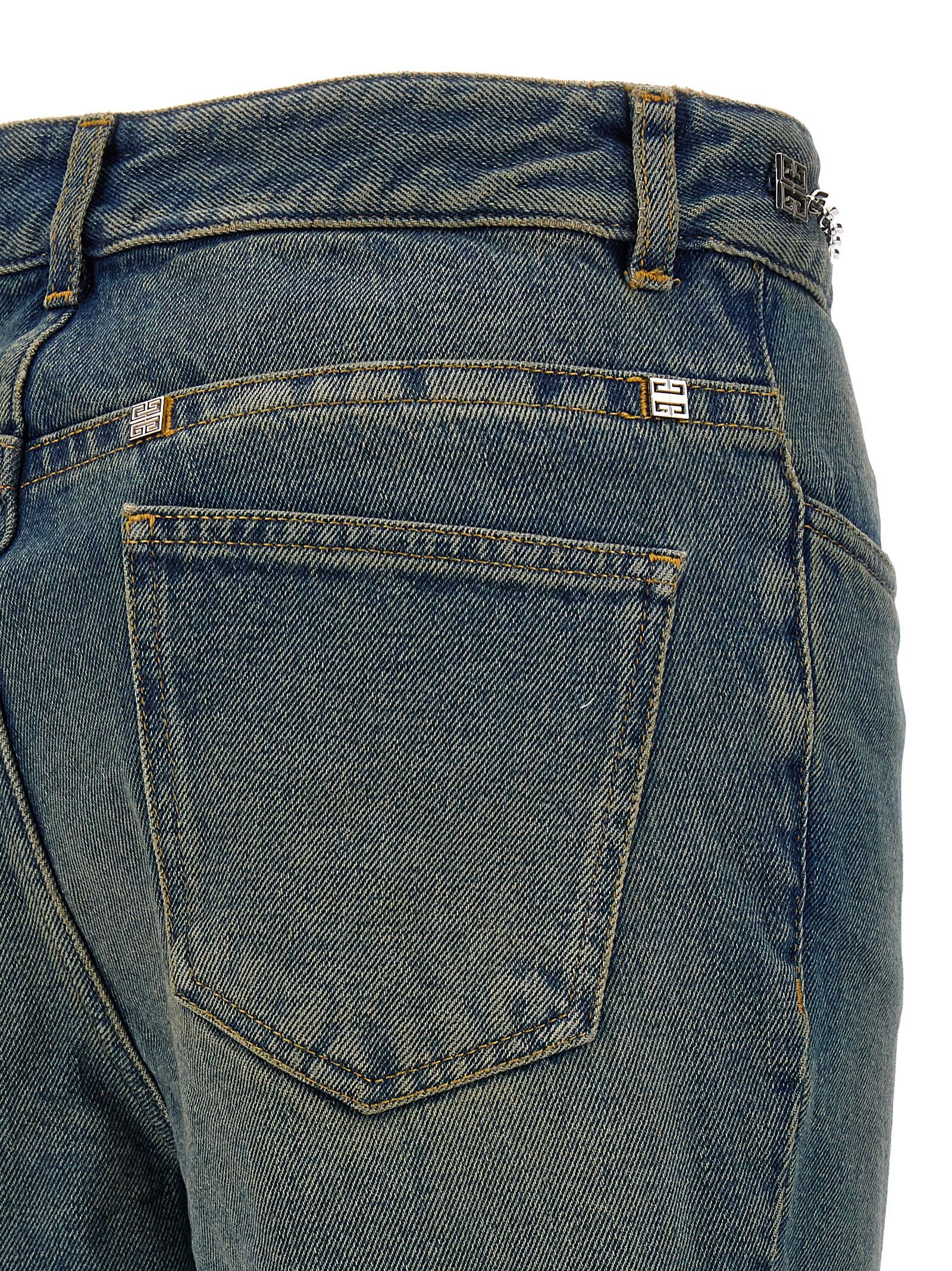 Givenchy Chain Jeans With Logo Size 29" - 4 Thumbnail