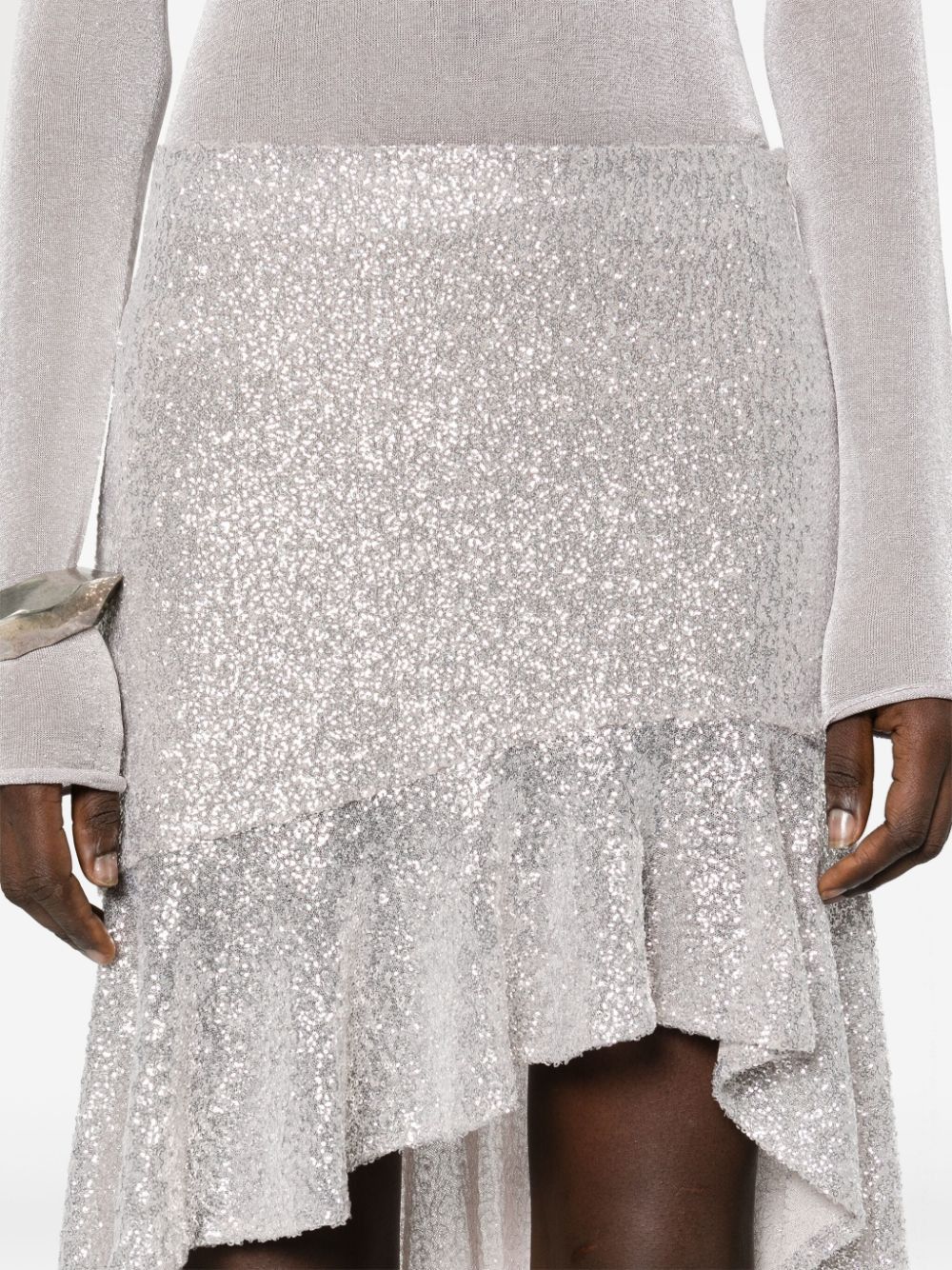 Iro ASYMMETRIC MIDI SKIRT Size 27" / US 4 / IT 40 - 3 Thumbnail