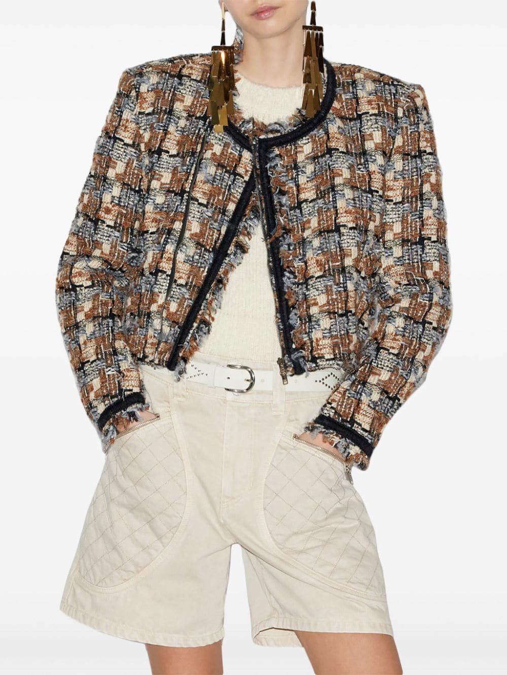 Isabel Marant KERRY SHORT JACKET Size S / US 4 / IT 40 - 4 Thumbnail