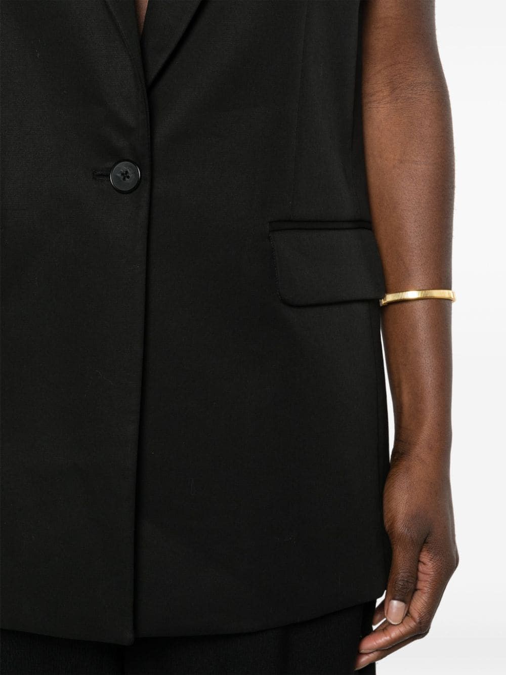 Iro COTTON SINGLE-BREASTED VEST Size S / US 4 / IT 40 - 3 Thumbnail