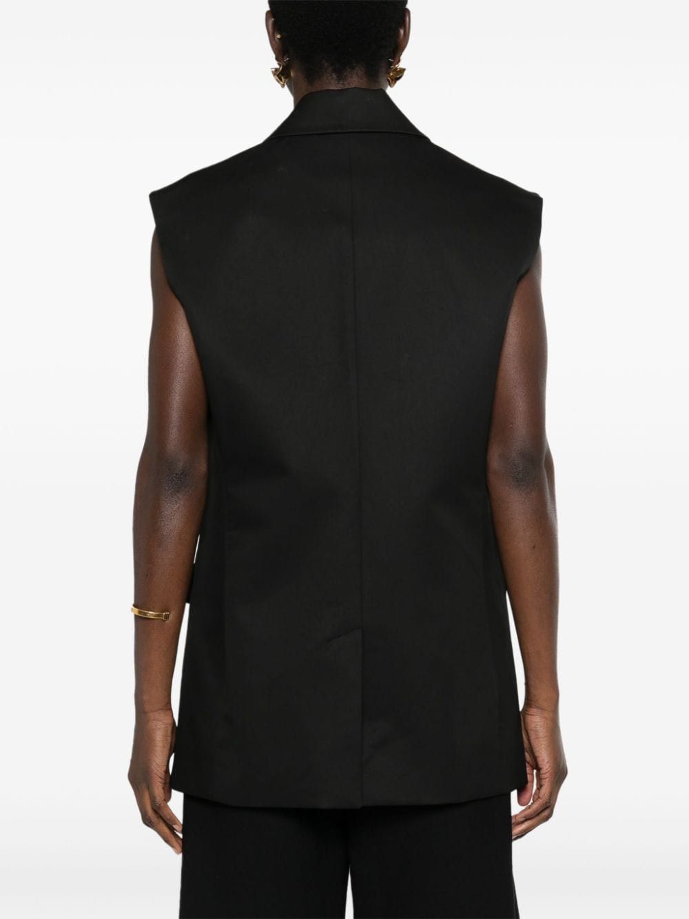 Iro COTTON SINGLE-BREASTED VEST Size S / US 4 / IT 40 - 2 Thumbnail