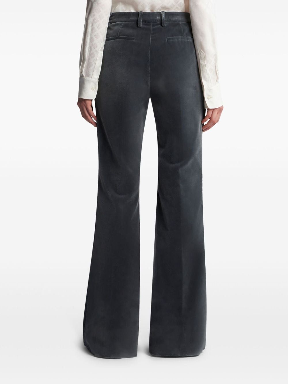 Etro VELVET FLARED TROUSERS Size 27" / US 4 / IT 40 - 3 Thumbnail