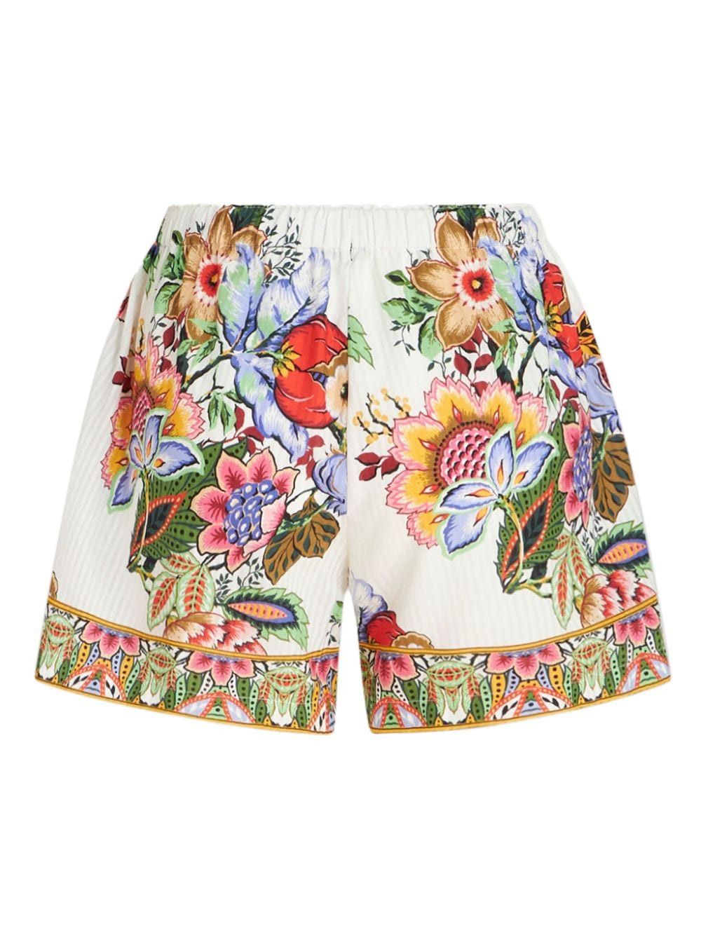 Etro COTTON AND SILK BLEND SHORTS Size 27" / US 4 / IT 40 - 5 Thumbnail