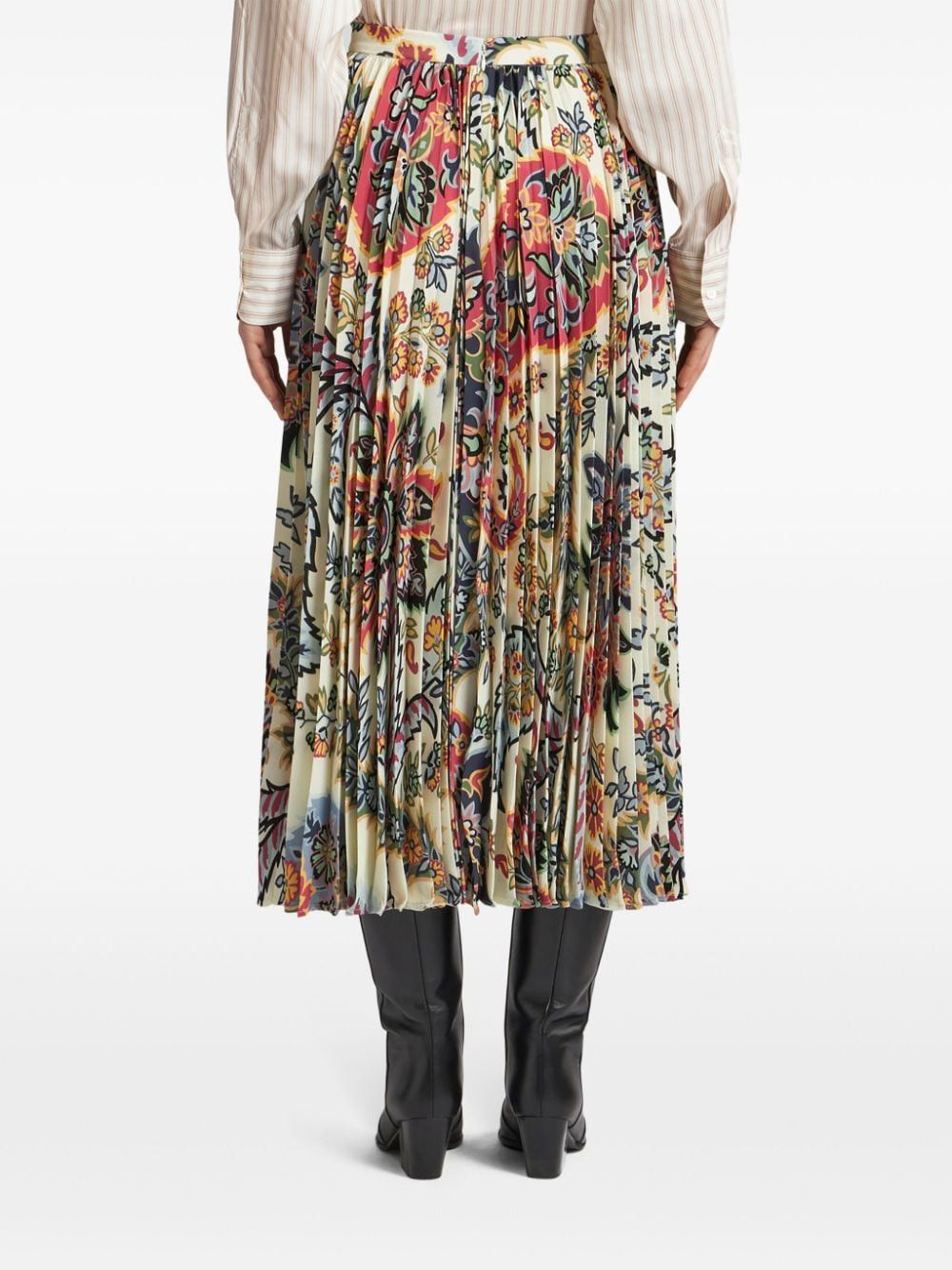 Etro PRINTED MIDI SKIRT Size 27" / US 4 / IT 40 - 3 Thumbnail
