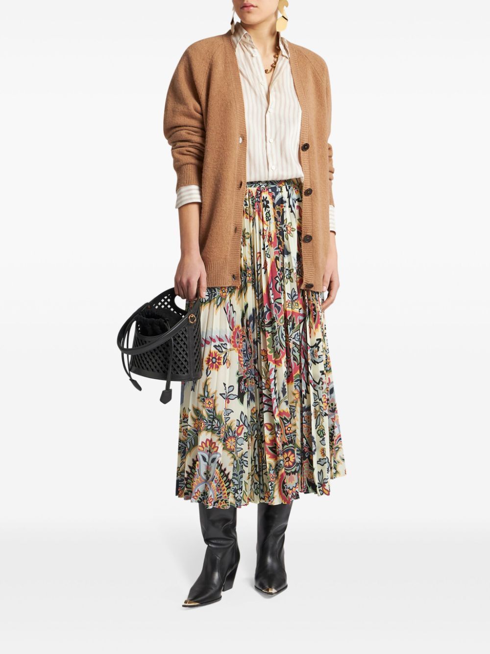 Etro PRINTED MIDI SKIRT Size 27" / US 4 / IT 40 - 6 Thumbnail