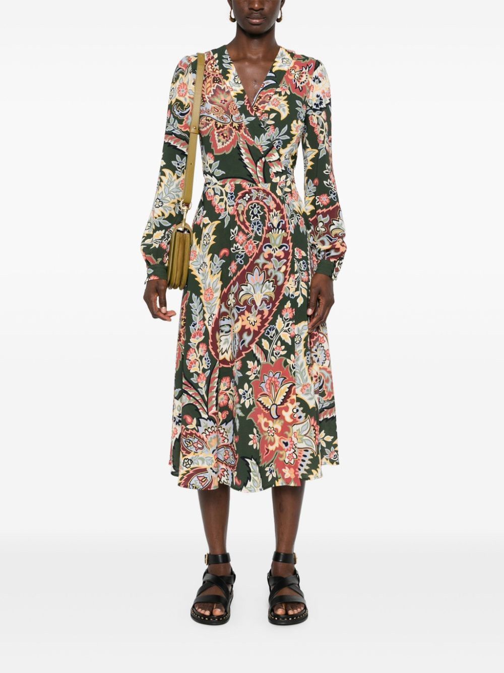 Etro PRINTED MIDI DRESS Size S / US 4 / IT 40 - 4 Thumbnail