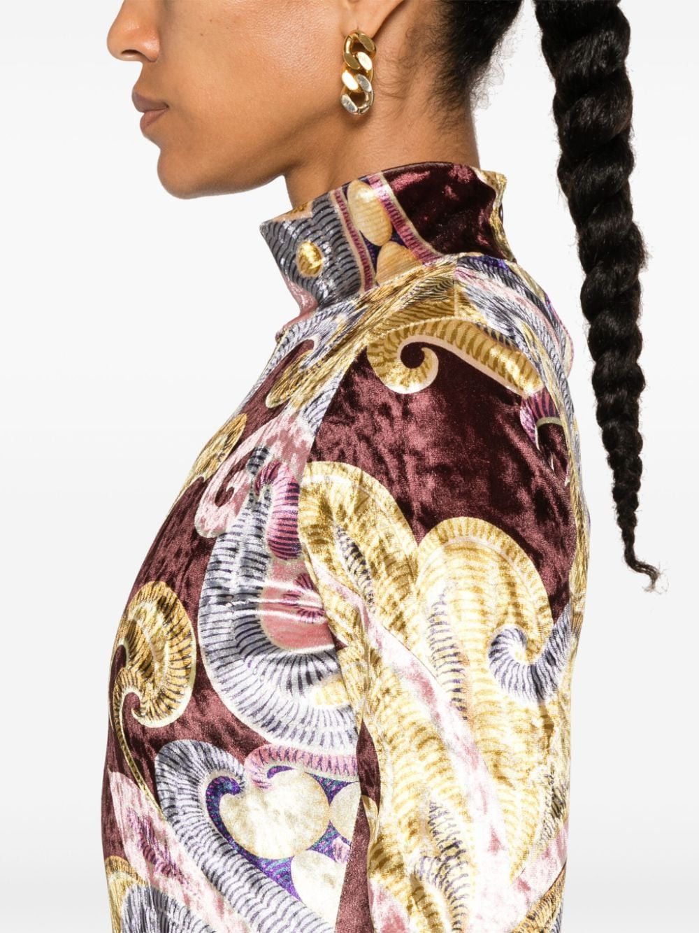 Etro PRINTED LONG DRESS Size S / US 4 / IT 40 - 5 Thumbnail