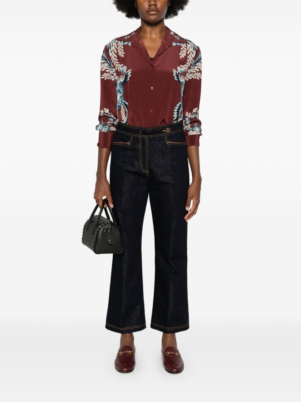 Etro PRINTED SILK SHIRT Size S / US 4 / IT 40 - 3 Thumbnail