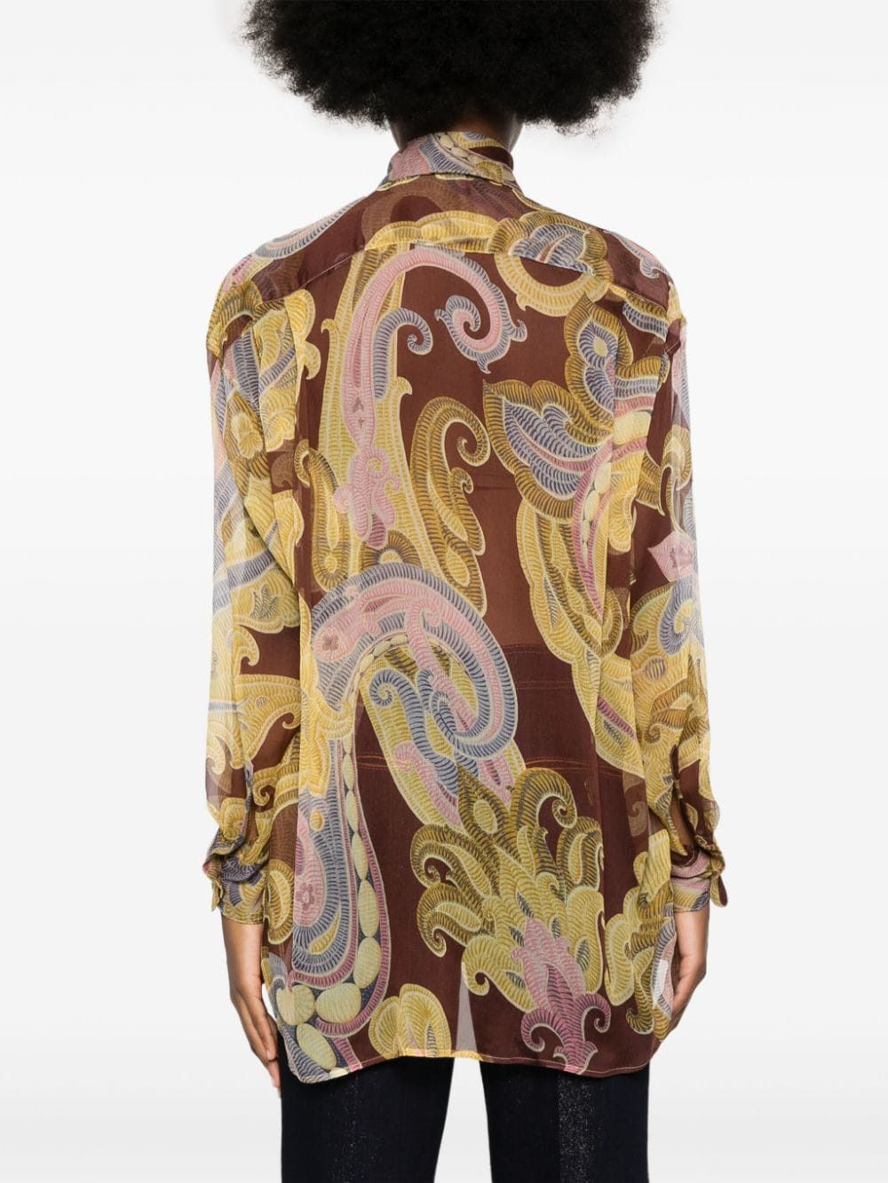 Etro PRINTED SILK SHIRT Size S / US 4 / IT 40 - 5 Thumbnail