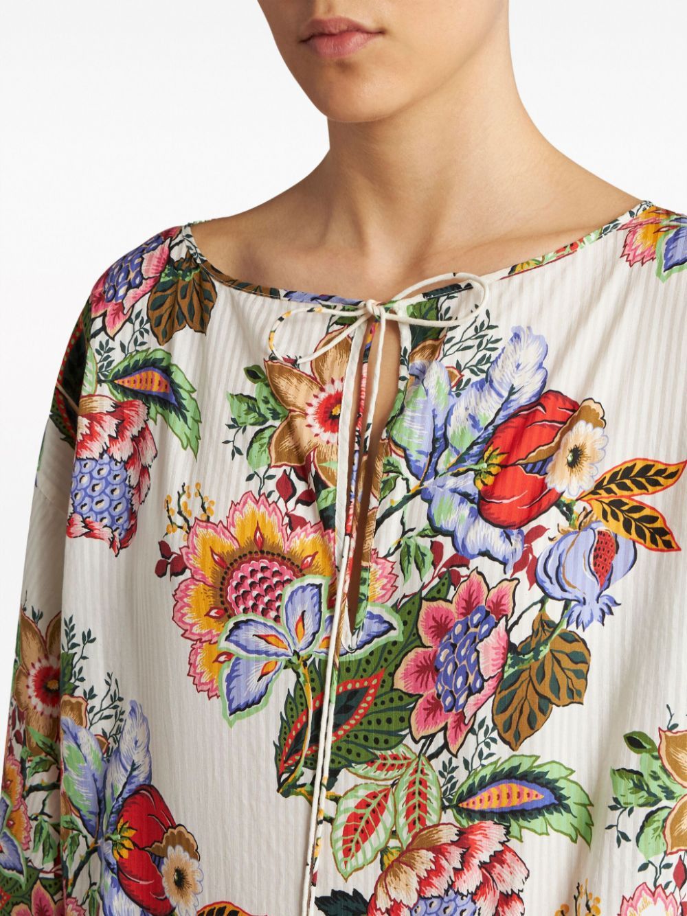 Etro COTTON AND SILK BLEND TOP Size S / US 4 / IT 40 - 2 Thumbnail