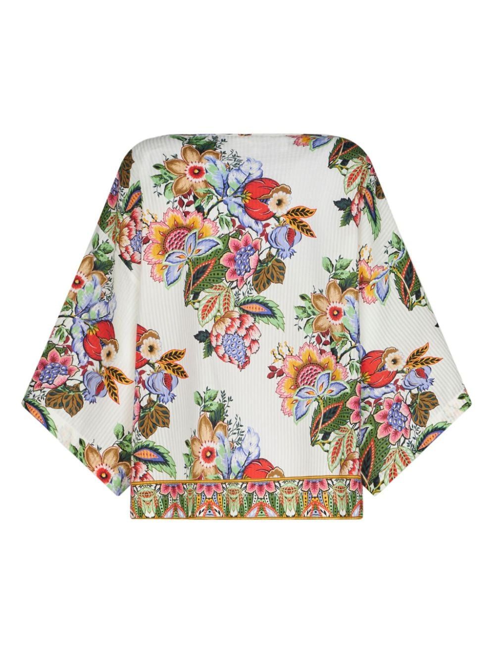 Etro COTTON AND SILK BLEND TOP Size S / US 4 / IT 40 - 7 Thumbnail