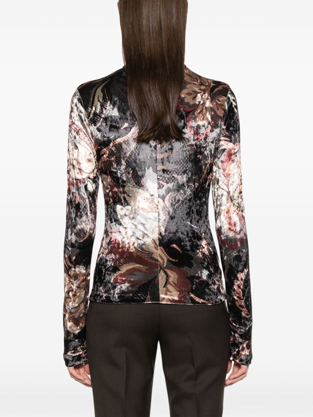 Etro PRINTED HIGH-NECK SWEATER Size S / US 4 / IT 40 - 5 Thumbnail