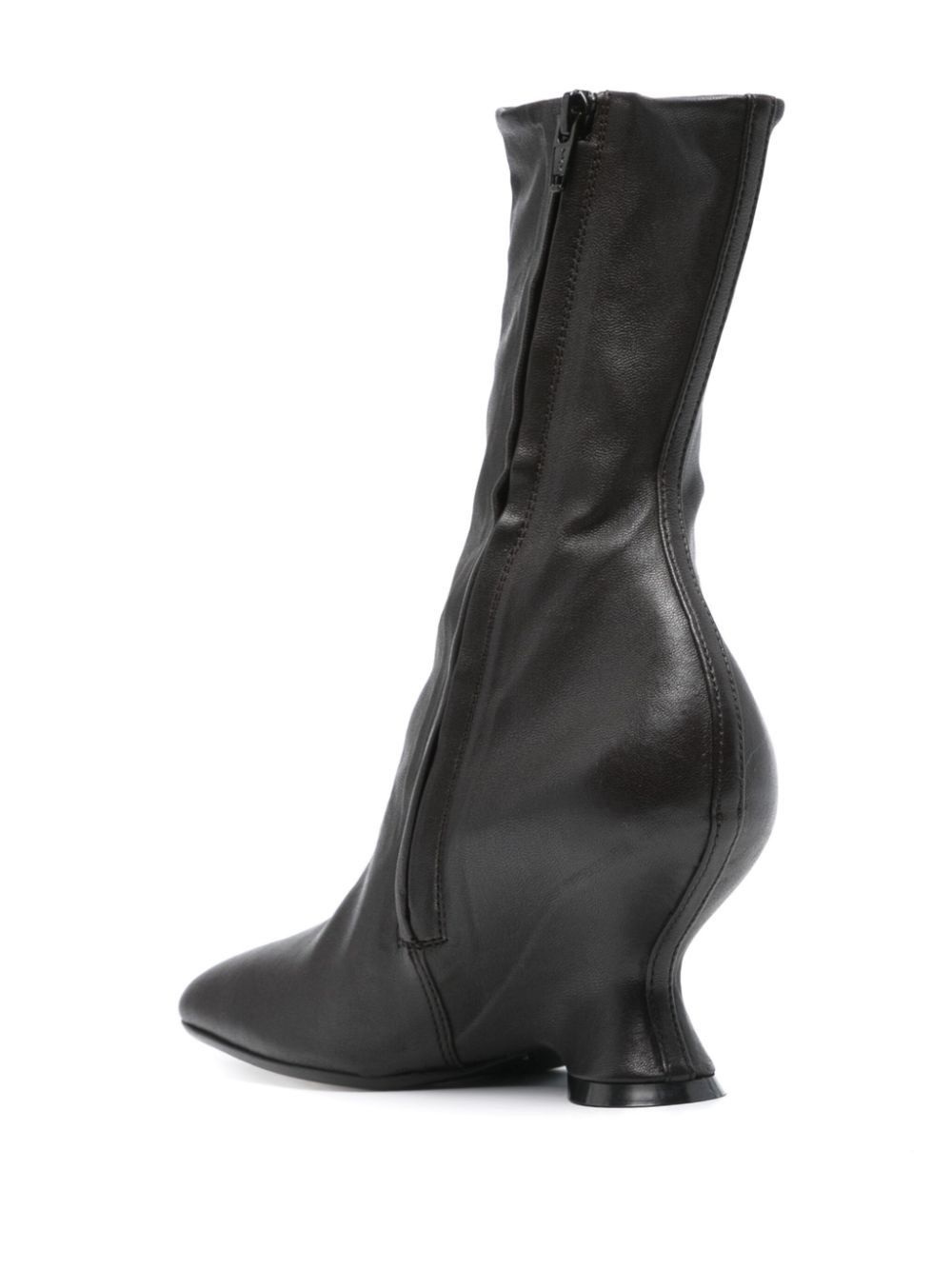 Dries Van Noten LEATHER BOOTS Size US 7 / IT 37 - 4 Thumbnail