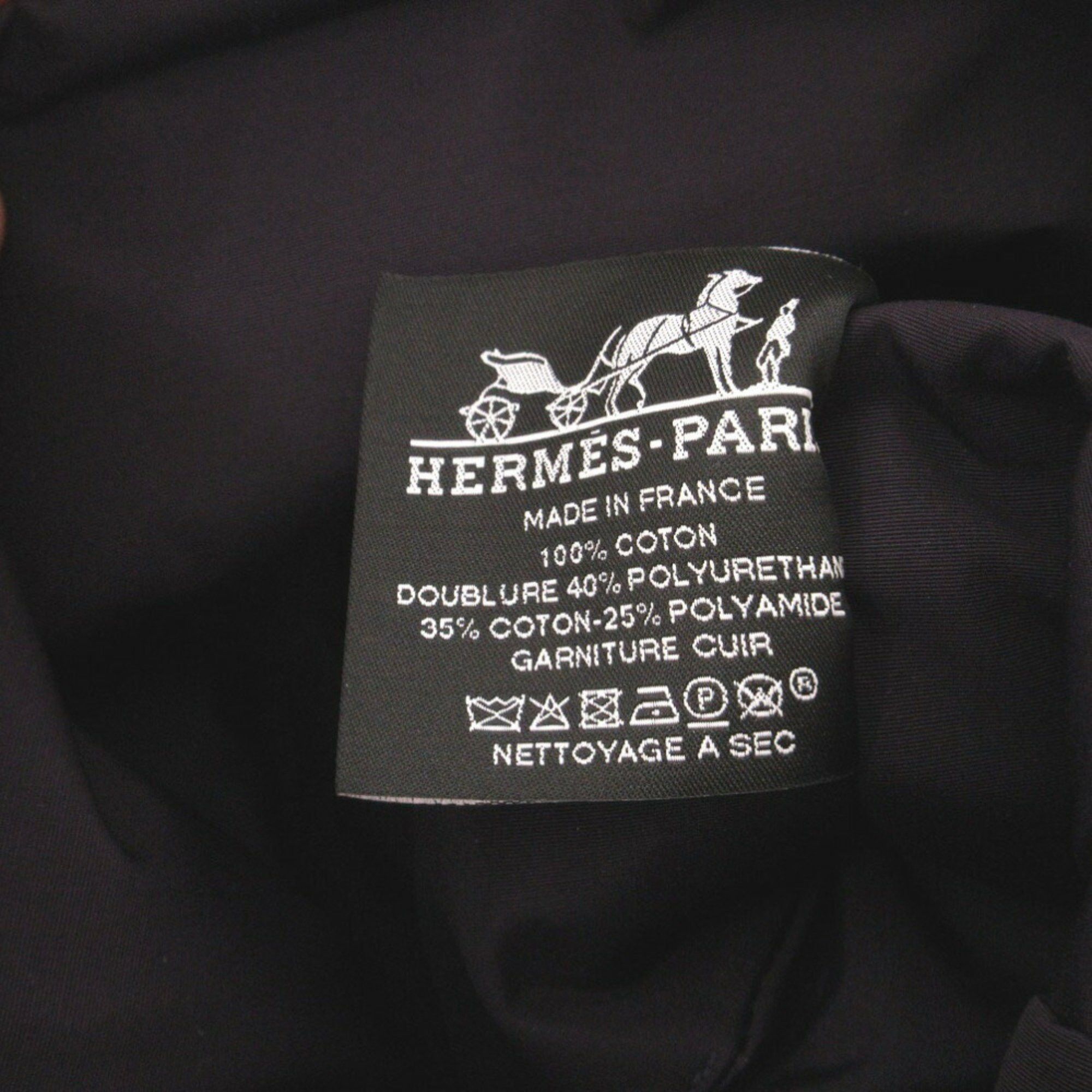 Hermes Hermes Jime Tou Jumping High Case 456116 Clutch Bag Canvas/Cotton Navy 1032HERMES Size ONE SIZE - 6 Thumbnail