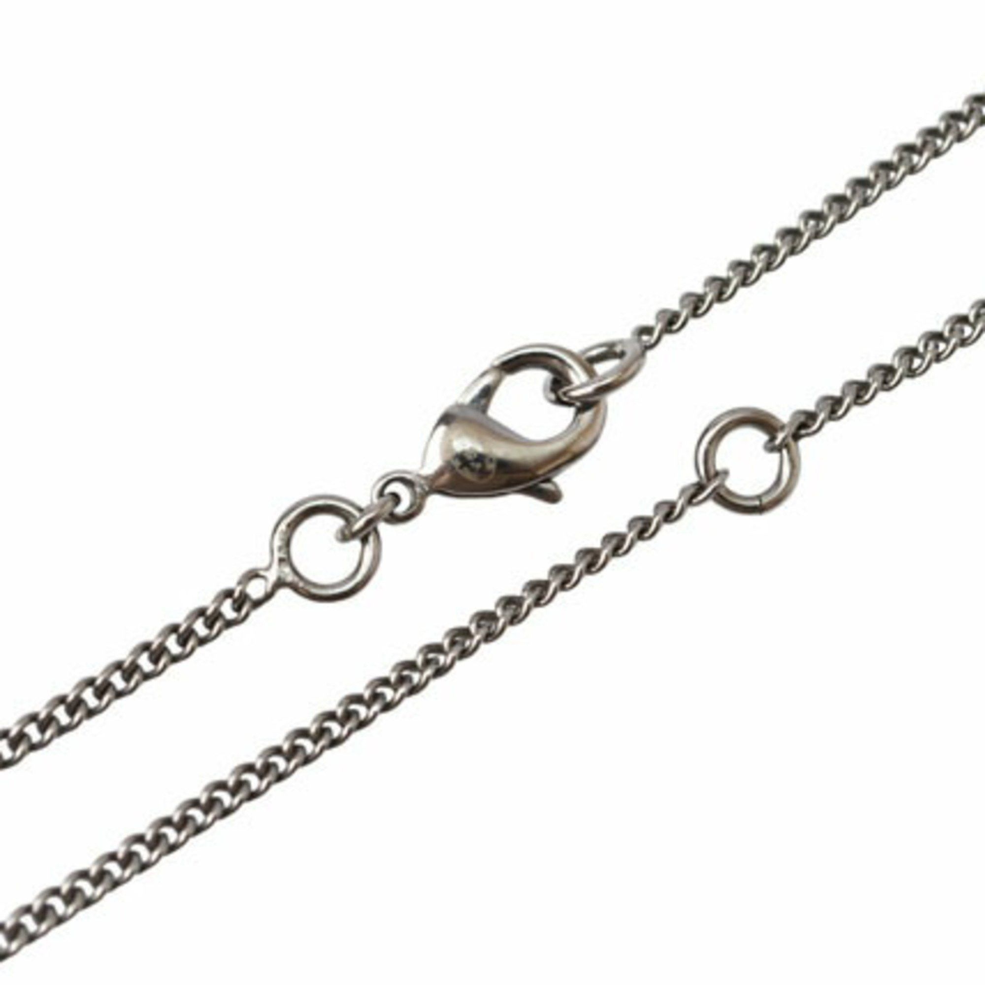 Chanel Chanel Necklace Pendant 2way CHANEL Coco Mark Pearl Motif Black Gunmetal Size ONE SIZE - 6 Thumbnail