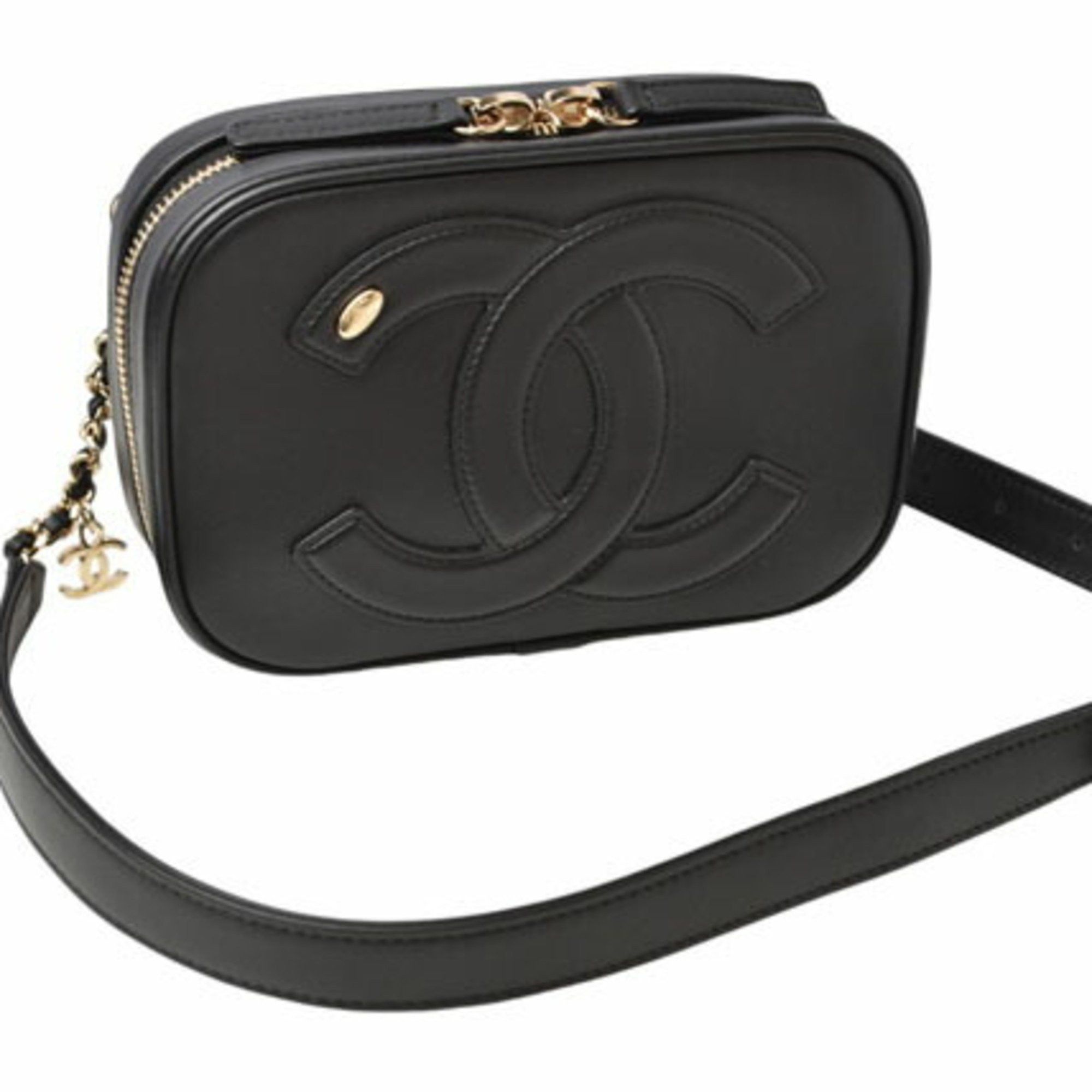 Chanel Chanel Belt Bag Chain Pouch Waist CHANEL Black Size ONE SIZE - 13 Thumbnail