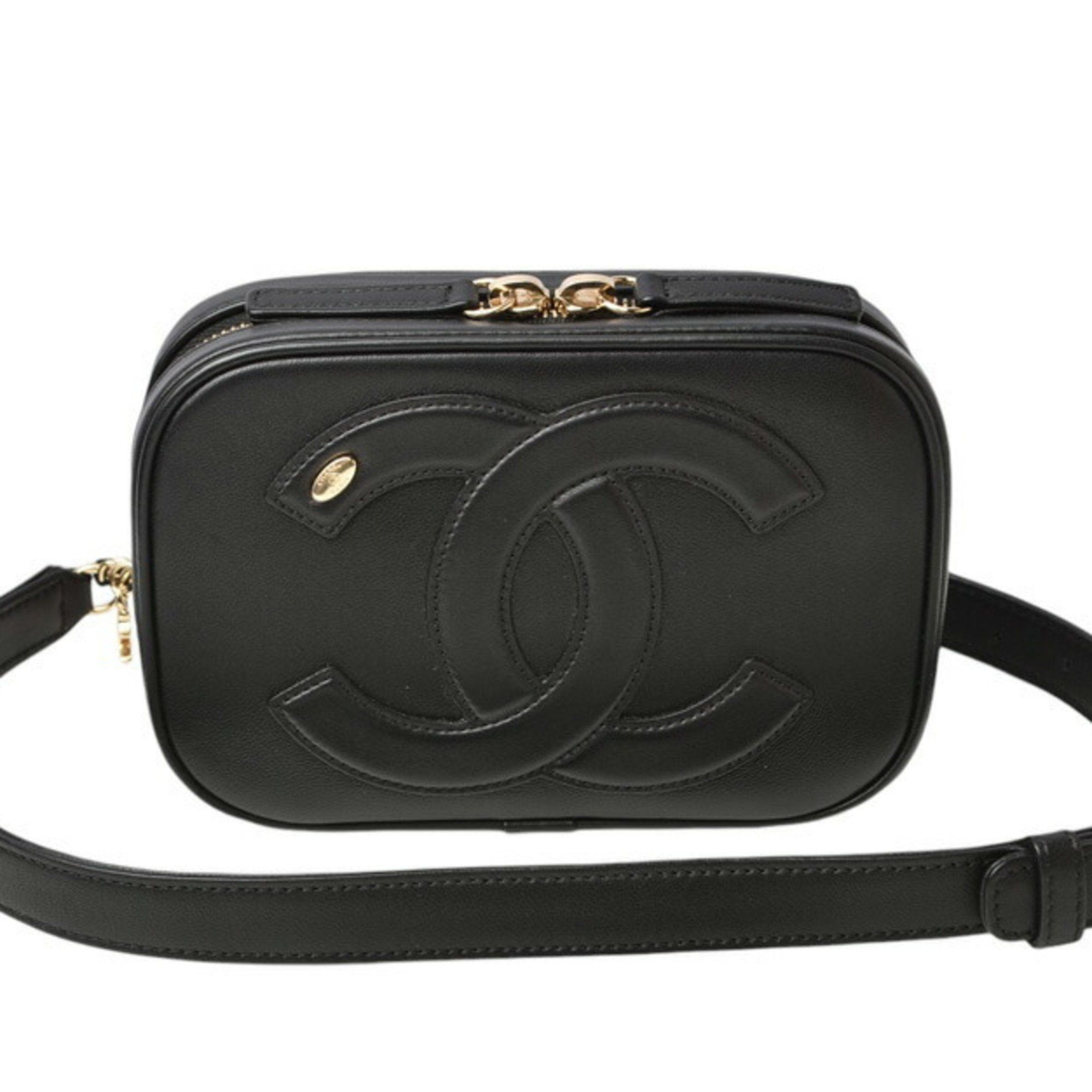 Chanel Chanel Belt Bag Chain Pouch Waist CHANEL Black Size ONE SIZE - 2 Thumbnail