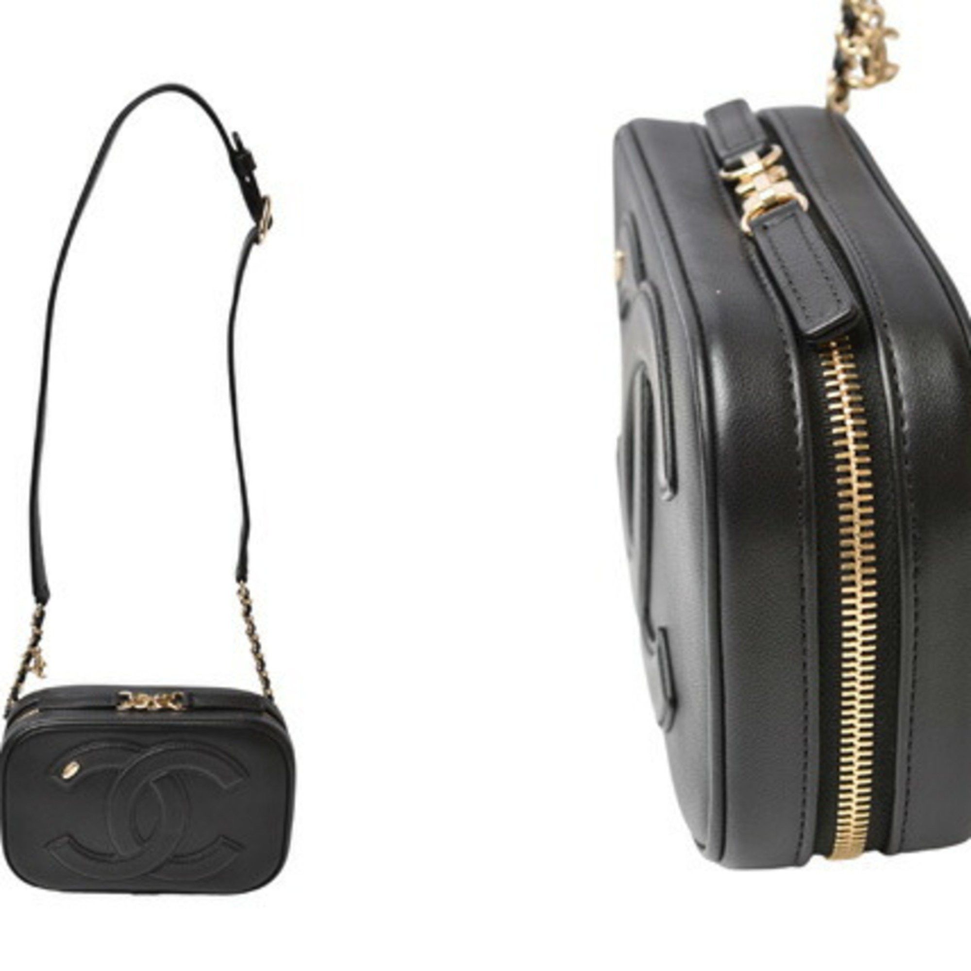 Chanel Chanel Belt Bag Chain Pouch Waist CHANEL Black Size ONE SIZE - 3 Thumbnail