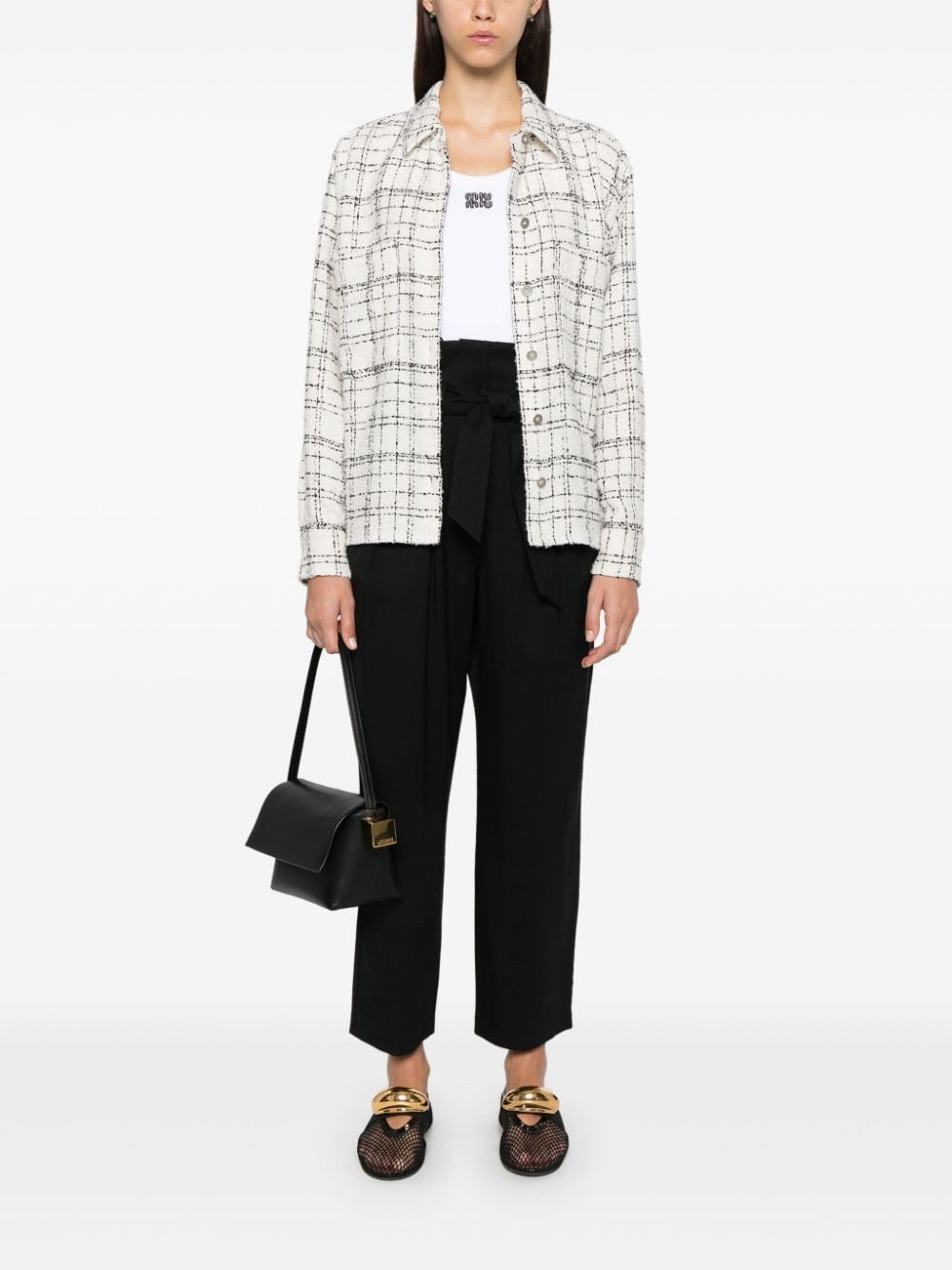 Iro ZUNNY TWEED SHIRT Size S / US 4 / IT 40 - 4 Thumbnail