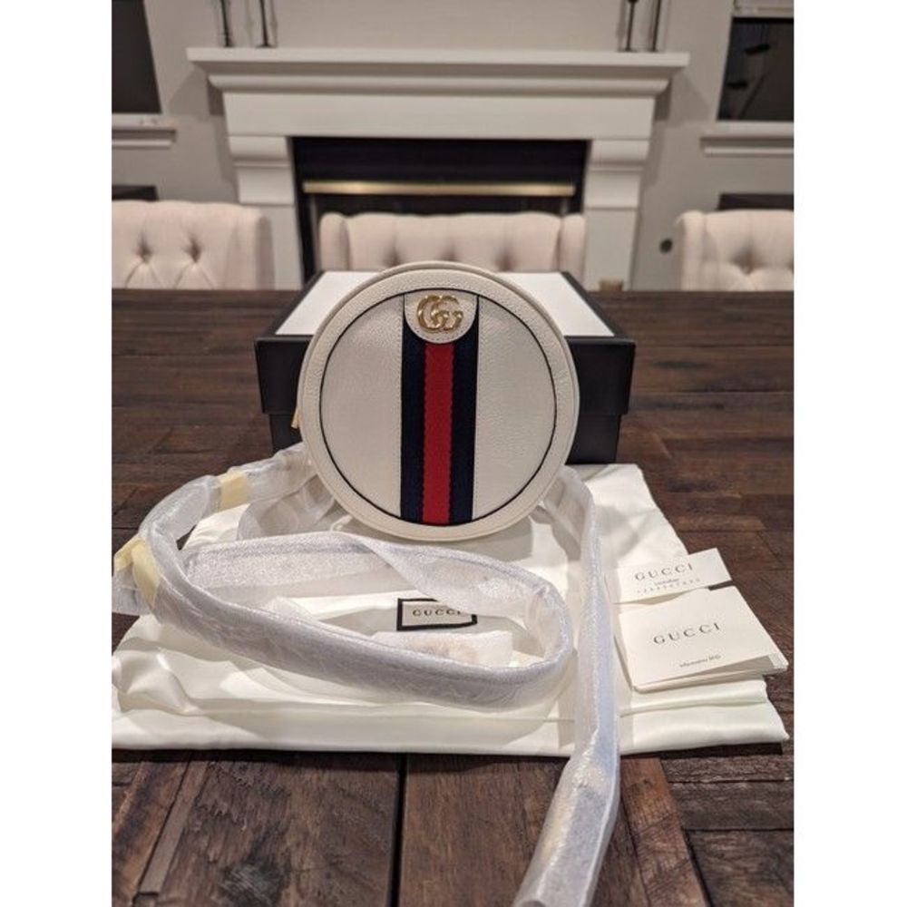 Gucci Ophidia Mini Zaino White Leather Backpack Size ONE SIZE - 2 Thumbnail