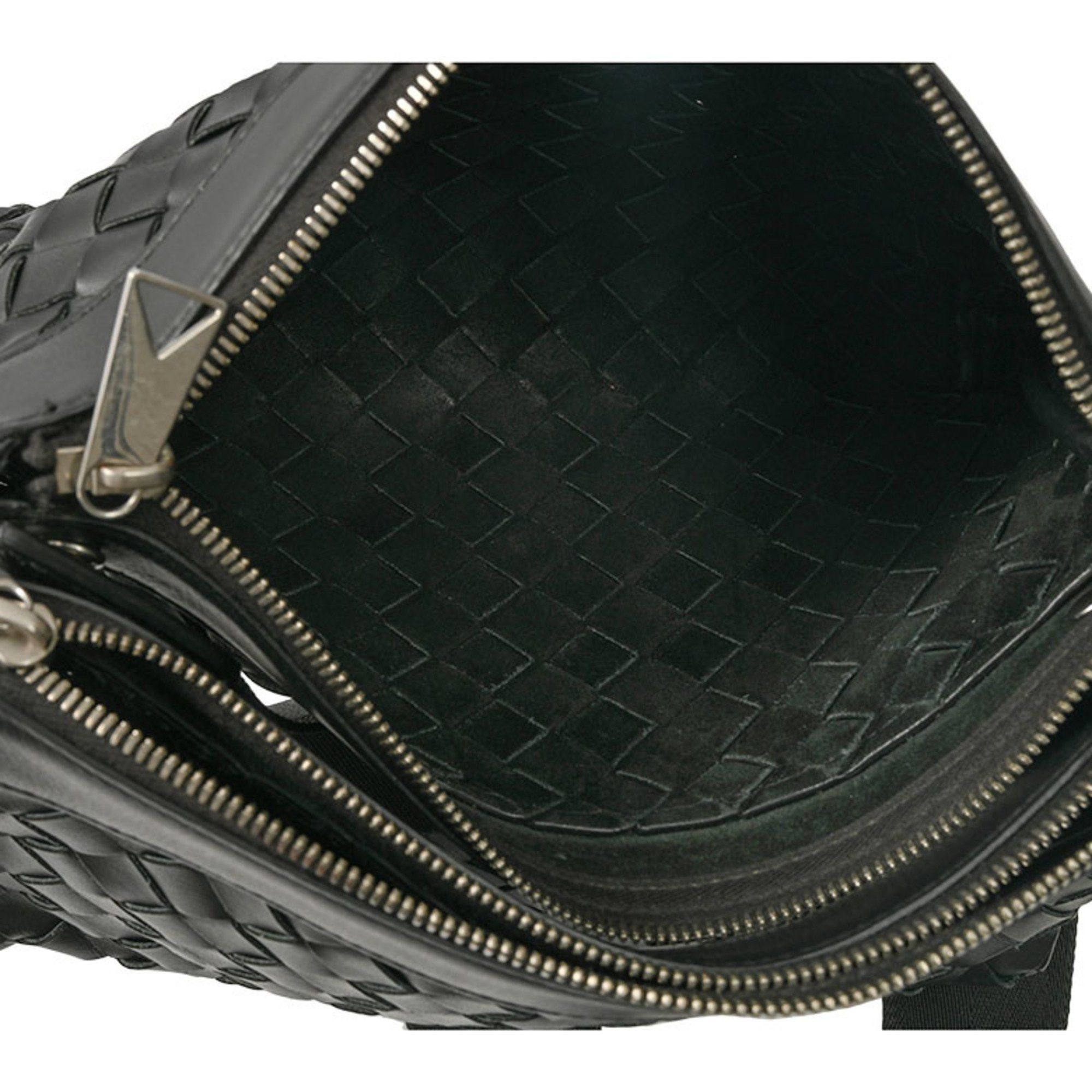 Bottega Veneta Bottega Veneta Intrecciato Duo Bag Shoulder Black 651938 Men's Clutch BOTTEGA VENETA Size ONE SIZE - 9 Thumbnail