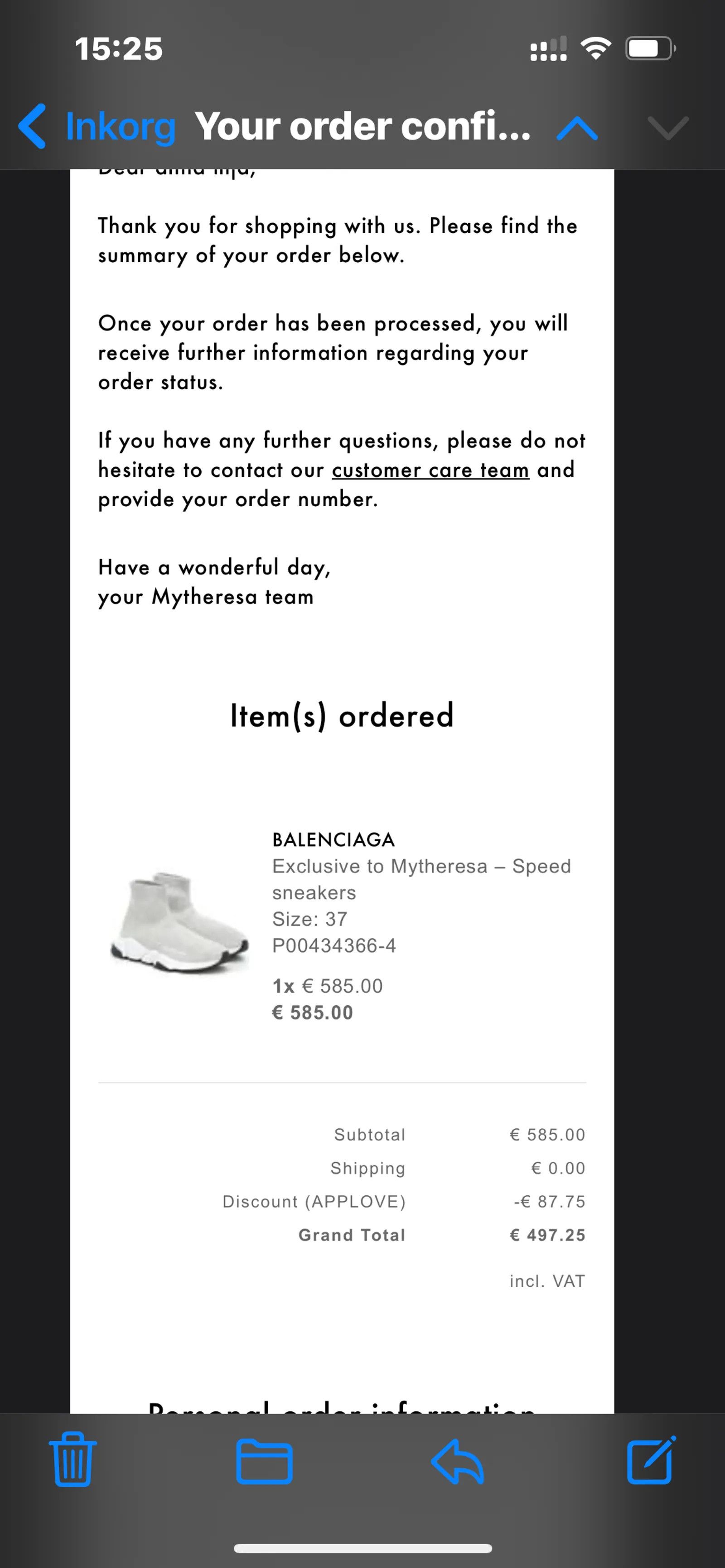 Balenciaga Balenciaga Balenciaga Speed 2.0 LT Sneakers Size US 7 / IT 37 - 5 Thumbnail