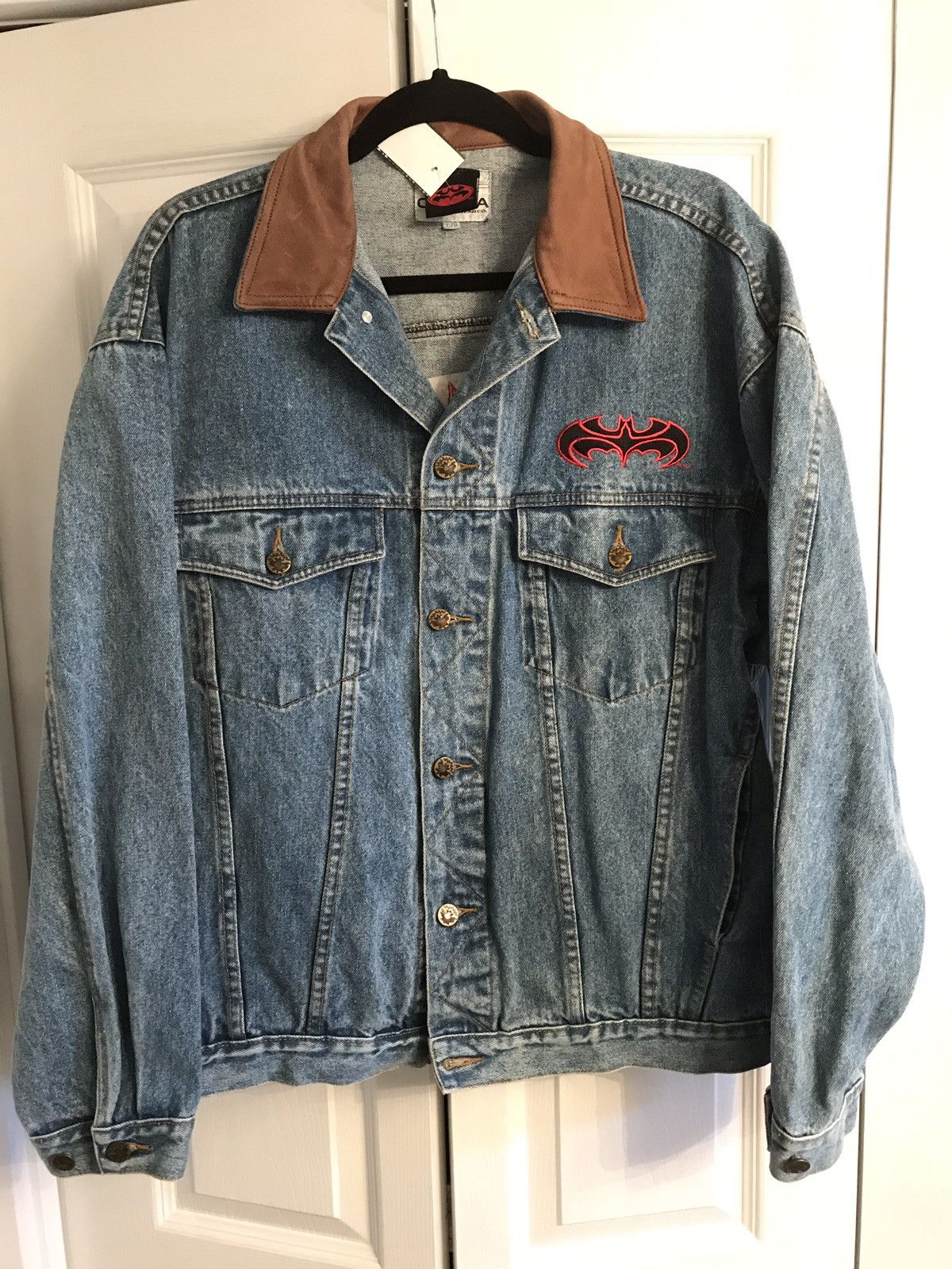 Vintage Canada Sportswear Co. Batman And Robin Denim Jacket | Grailed