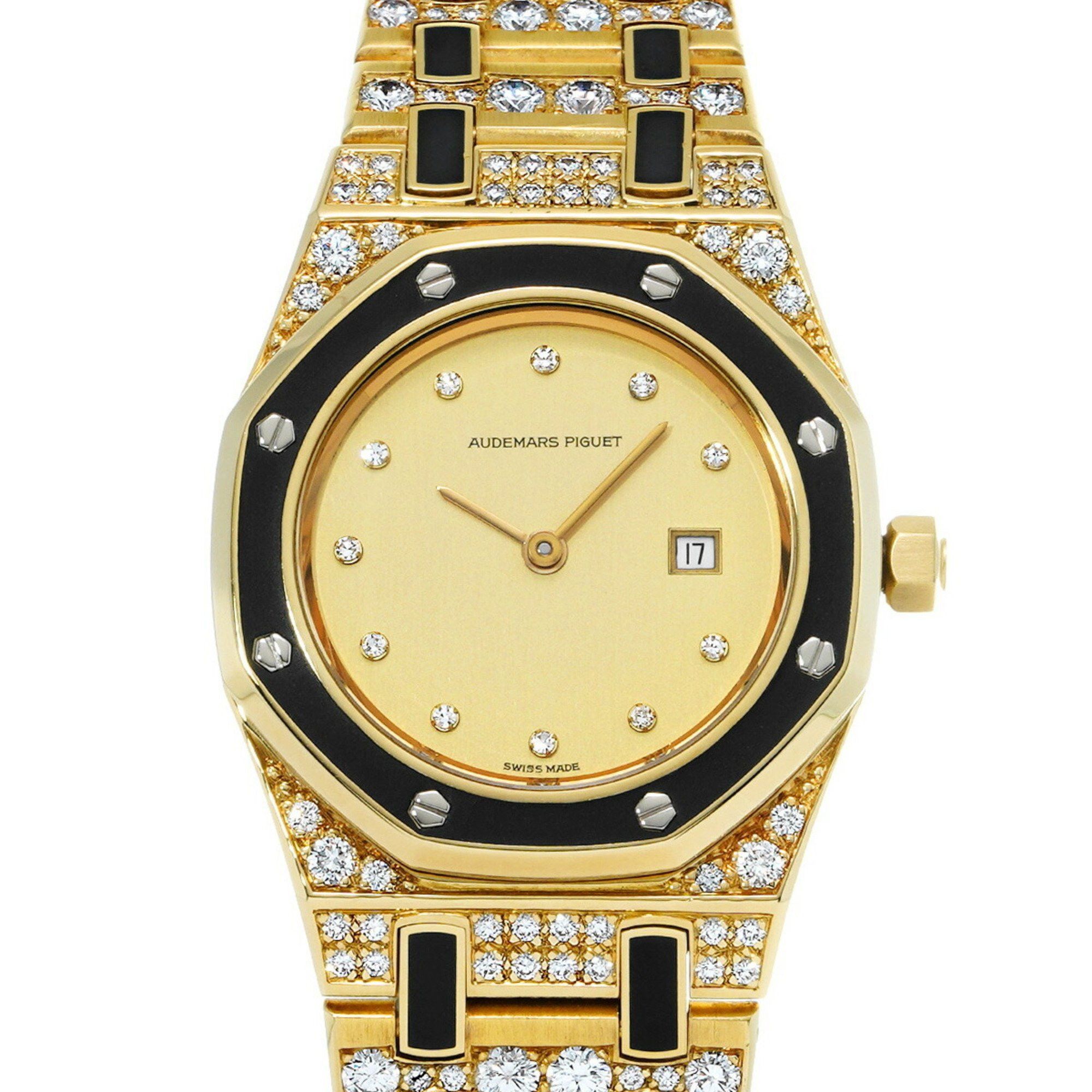 Audemars Piguet AUDEMARS PIGUET Royal Oak bracelet with 11 diamonds 56238BA Men's watch Quartz Size ONE SIZE - 2 Thumbnail
