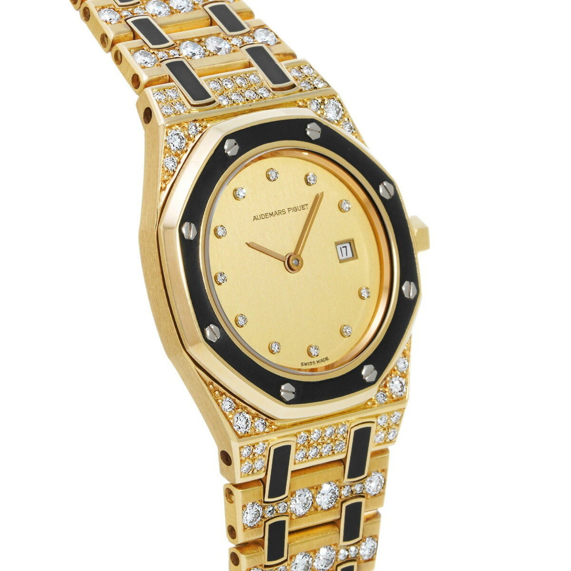 Audemars Piguet AUDEMARS PIGUET Royal Oak bracelet with 11 diamonds 56238BA Men's watch Quartz Size ONE SIZE - 4 Thumbnail