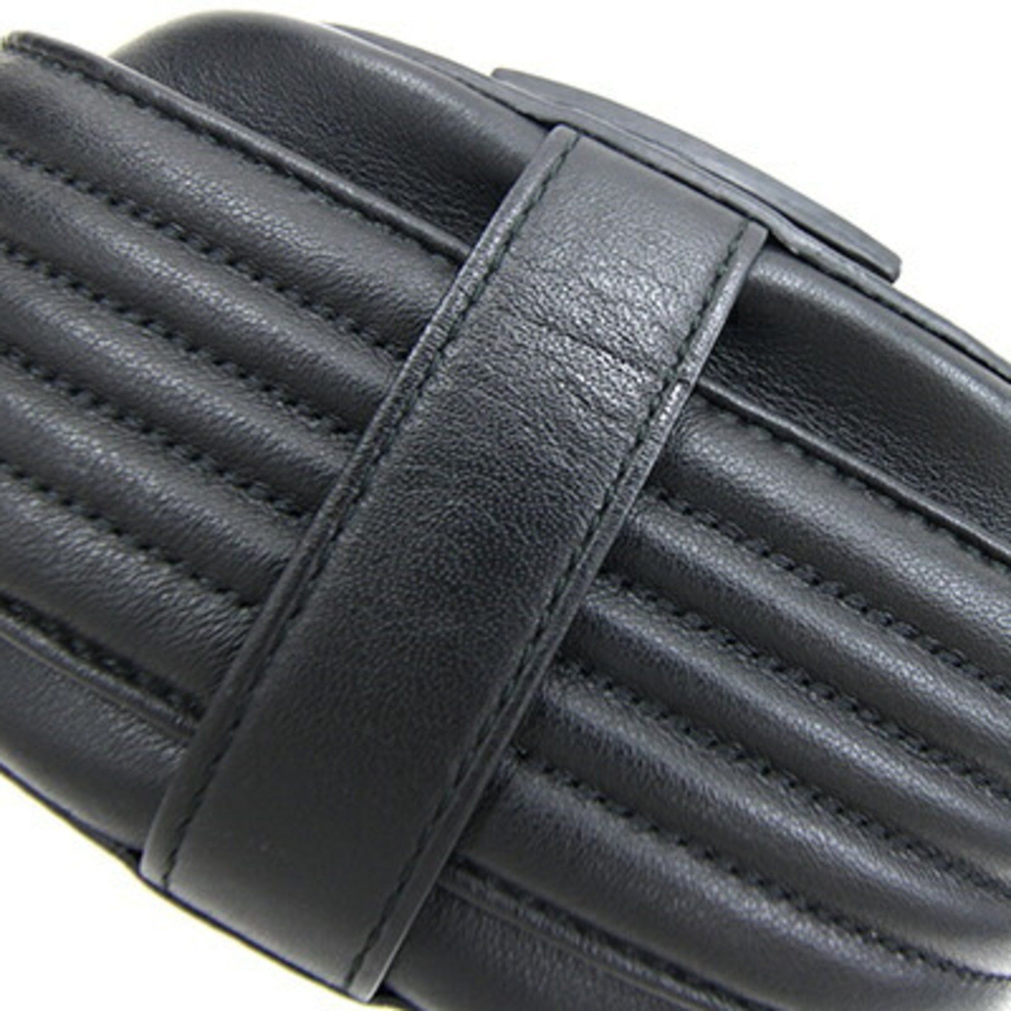 Furla FURLA Shoulder Bag Hashtag Black Leather Studded Pochette Women's Size ONE SIZE - 5 Thumbnail
