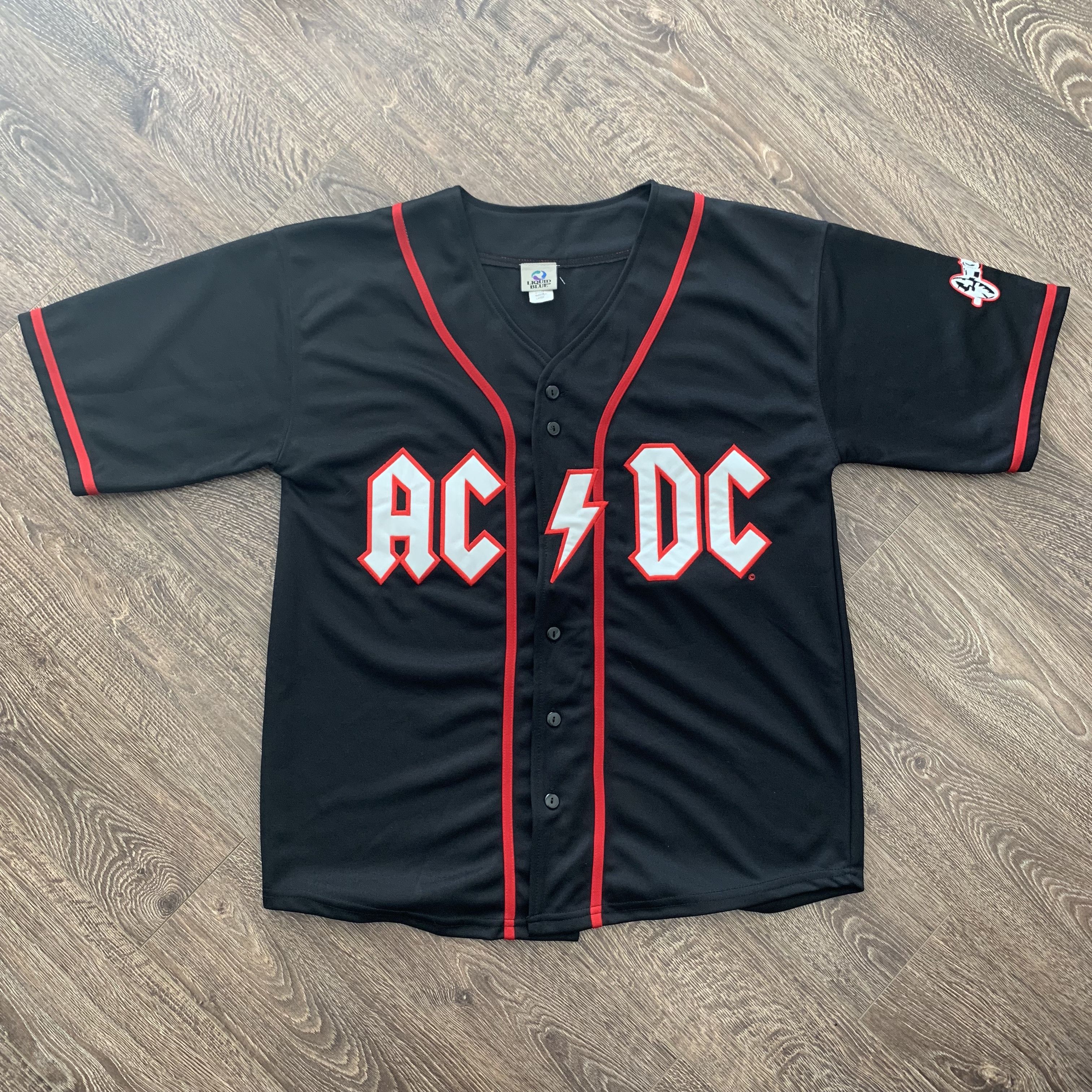 AC/DC × Liquid Blue × Vintage Vintage 90's Liquid Blue AC/DC Baseball ...