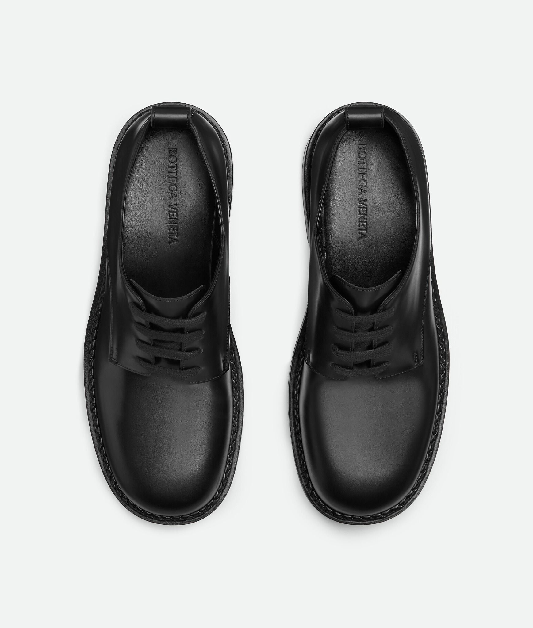 Bottega Veneta Bottega Veneta Strut Lace-Up Shoes 'Black' Size US 7 / EU 40 - 4 Thumbnail